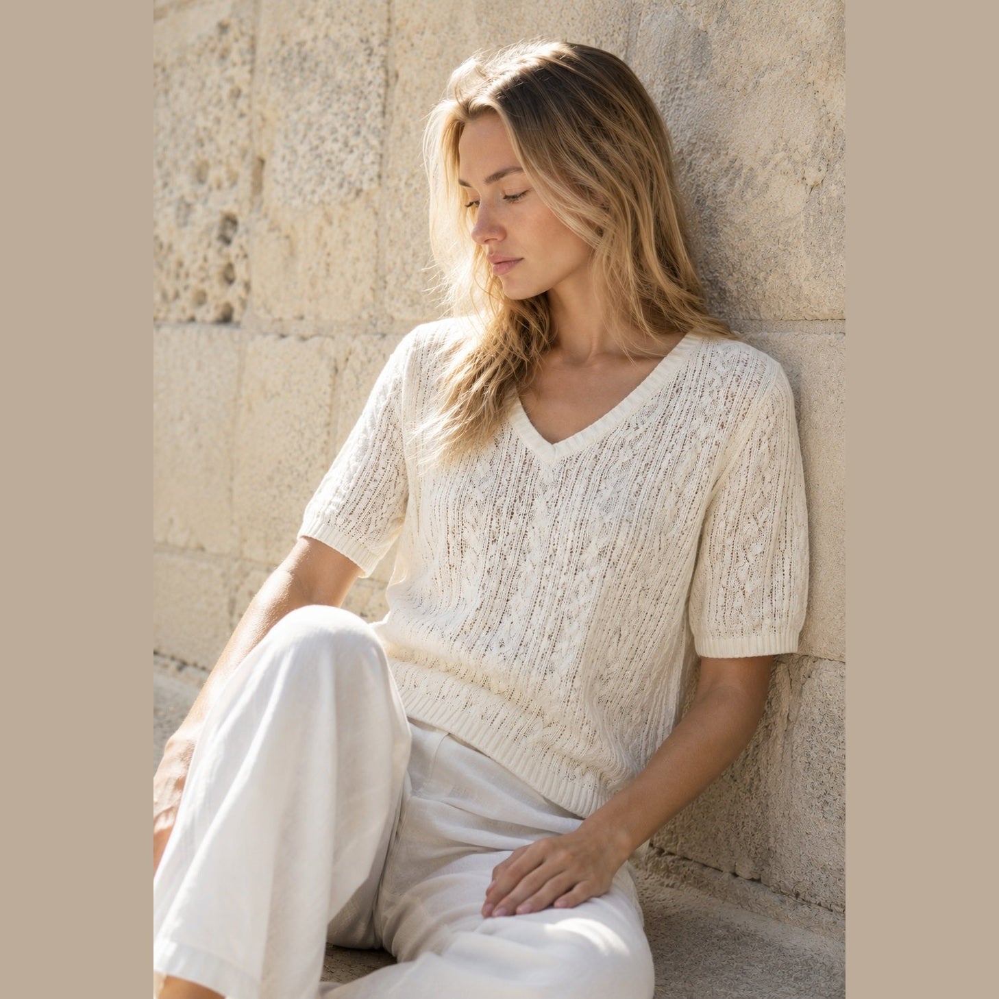 Lind LiMiabel Knit Pullover 1000 OFF WHITE