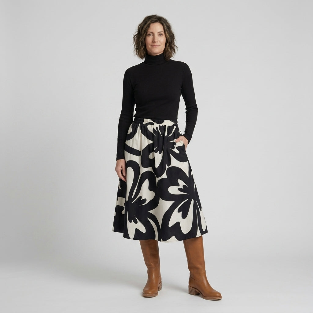 Lind LiMona Nederdele 9999 BLACK