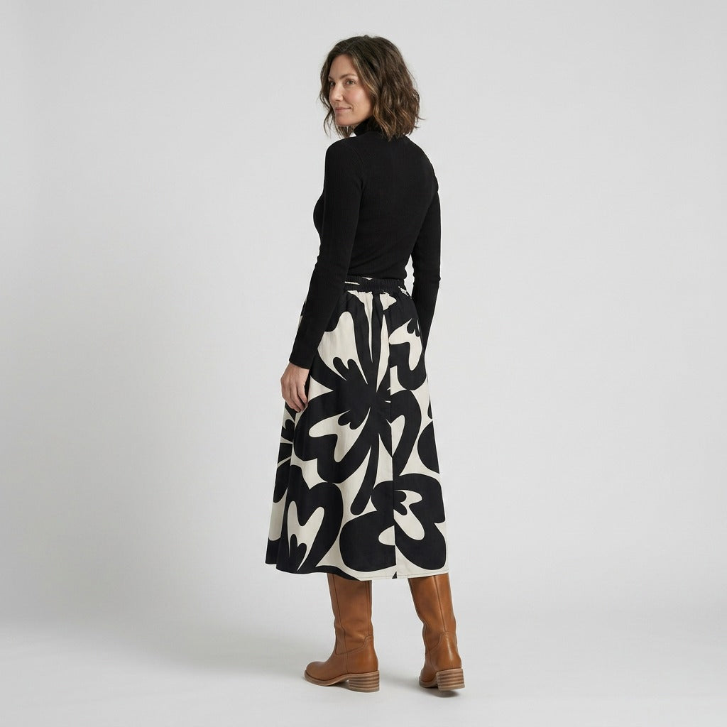 Lind LiMona Nederdele 9999 BLACK