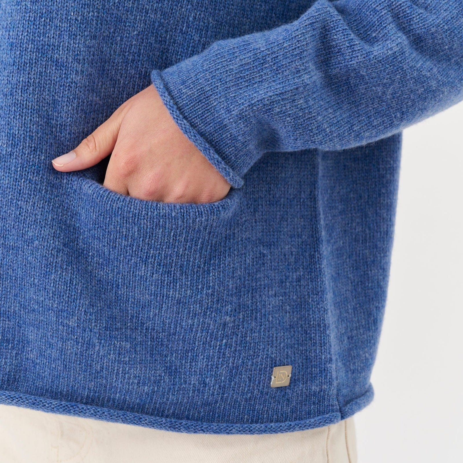 Lind LiMorgan Knit Pullover 5260 sky blue melange