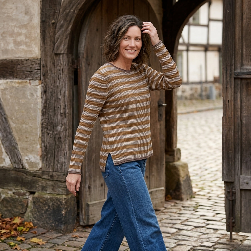 Lind LiNadia Knit Pullover 1500 BROWN