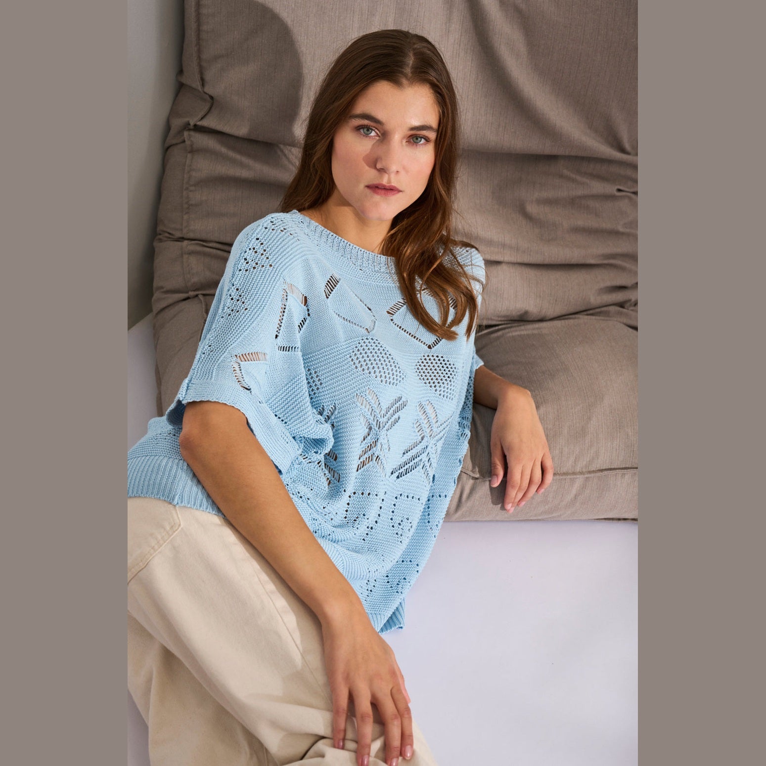 Lind LiNel Knit Pullover 5020 Zen blue