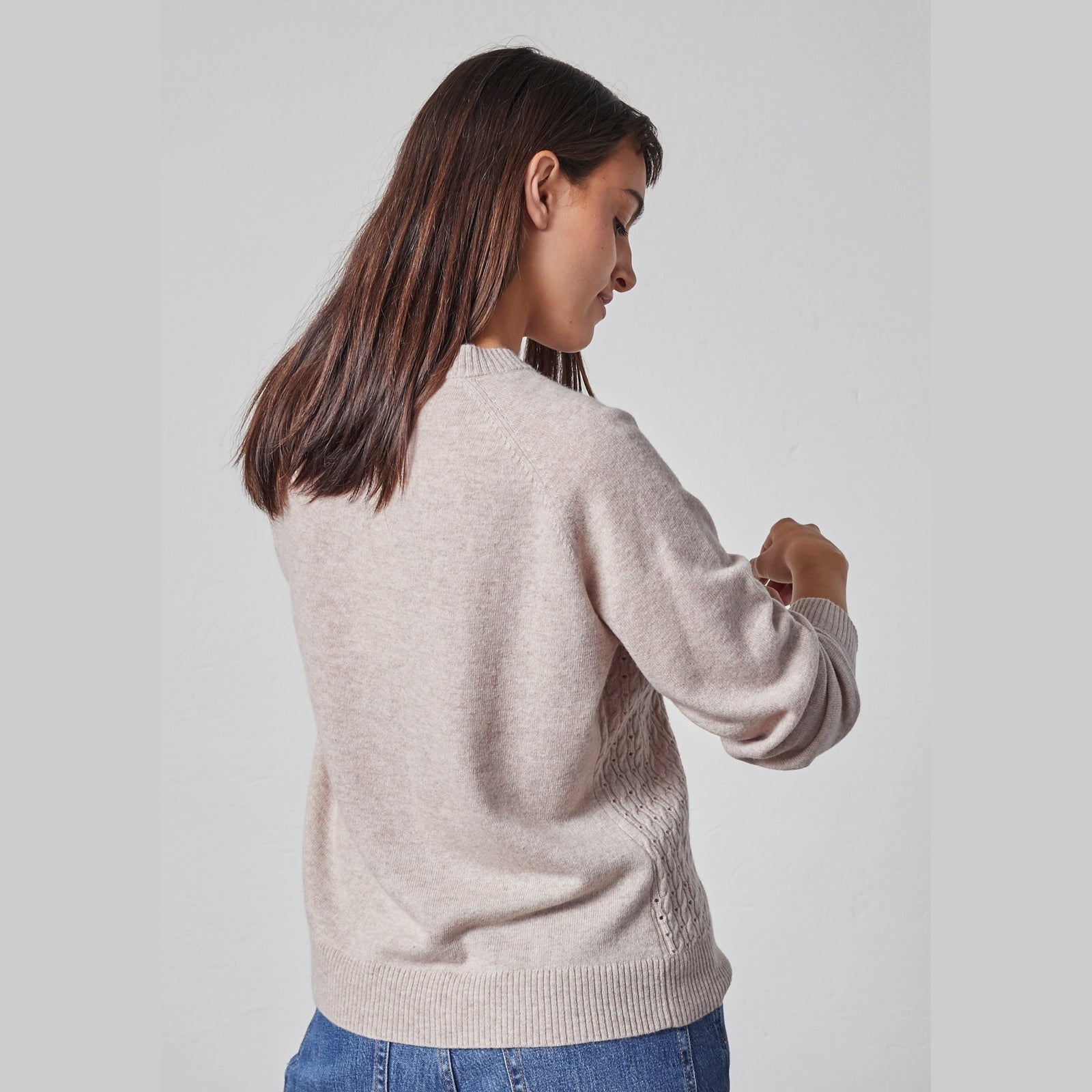 Lind LiSia Knit Cardigan 1210 creme melange