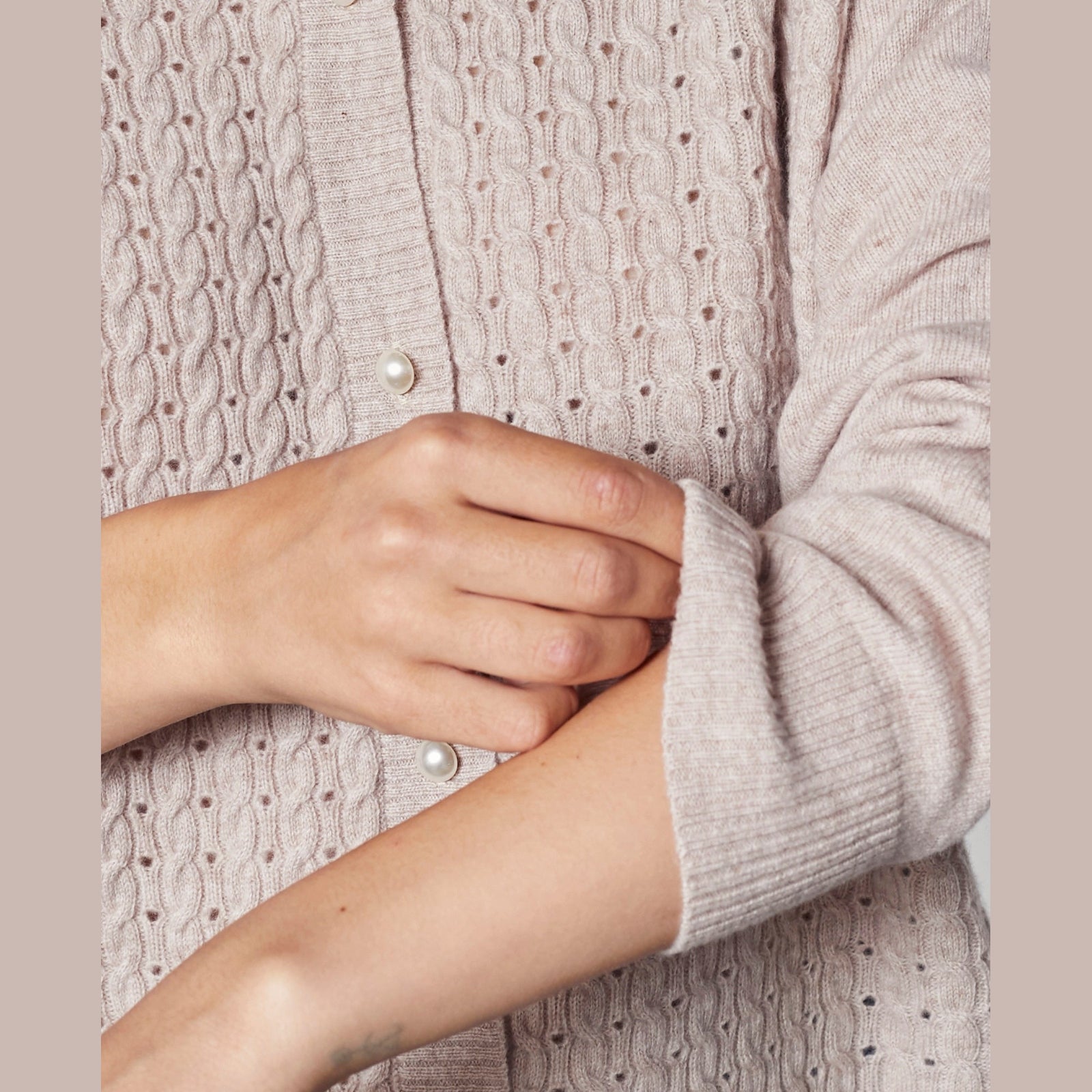 Lind LiSia Knit Cardigan 1210 creme melange