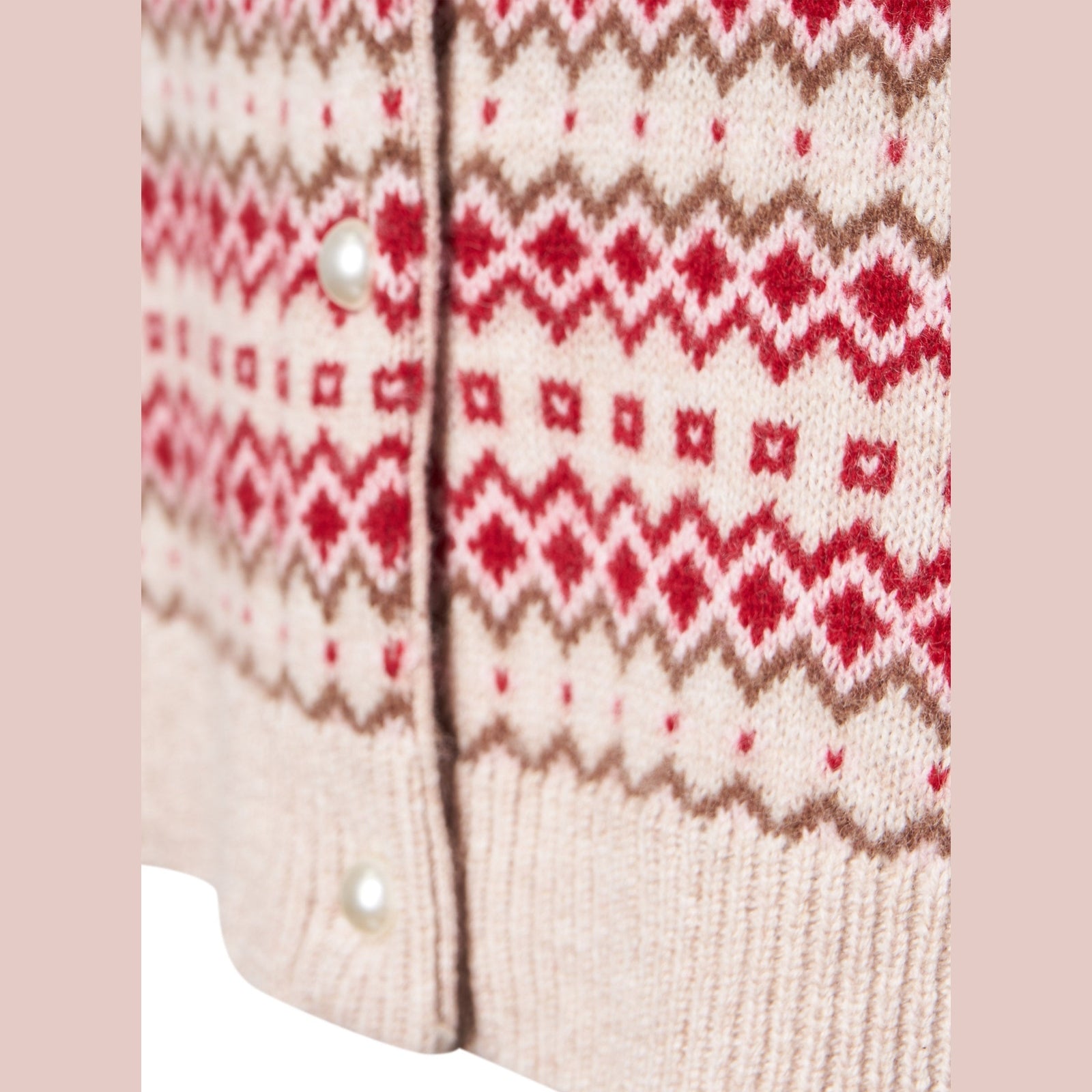 Lind LiSille Knit Cardigan 2510 Norwegian red