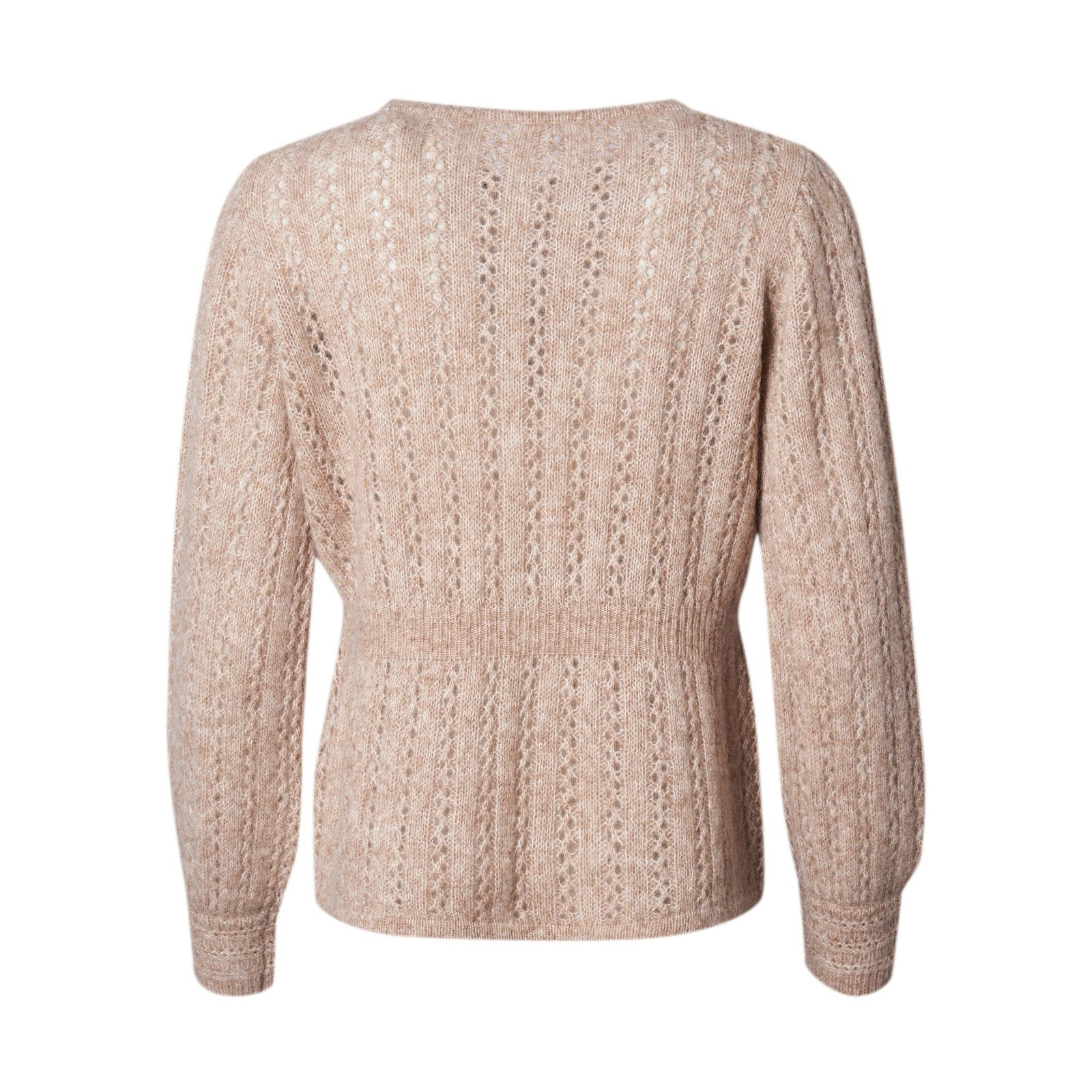 Lind LiSophia Knit Pullover 1321 light brown melange