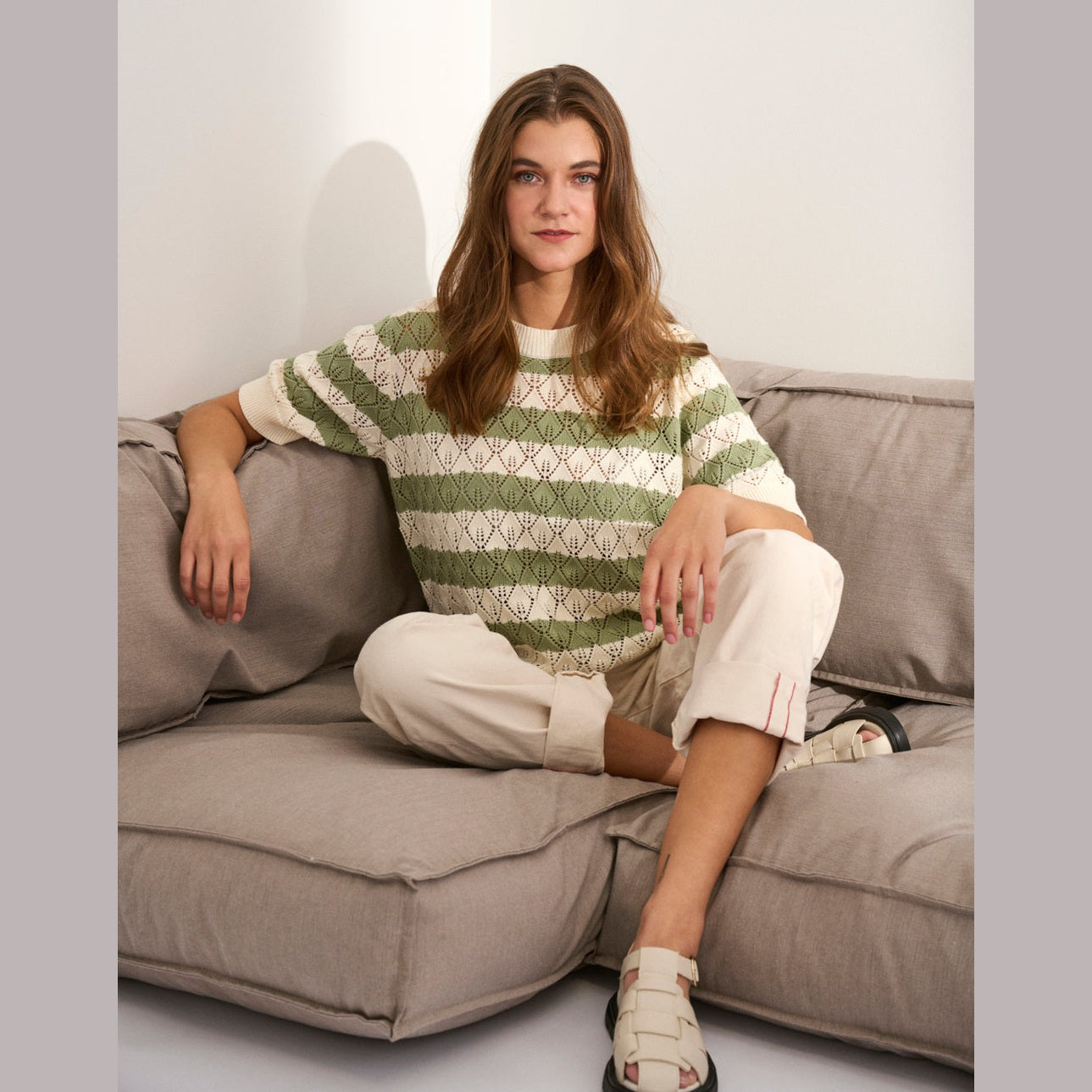 Lind LiSteffi Knit Pullover 3000 LIGHT GREEN