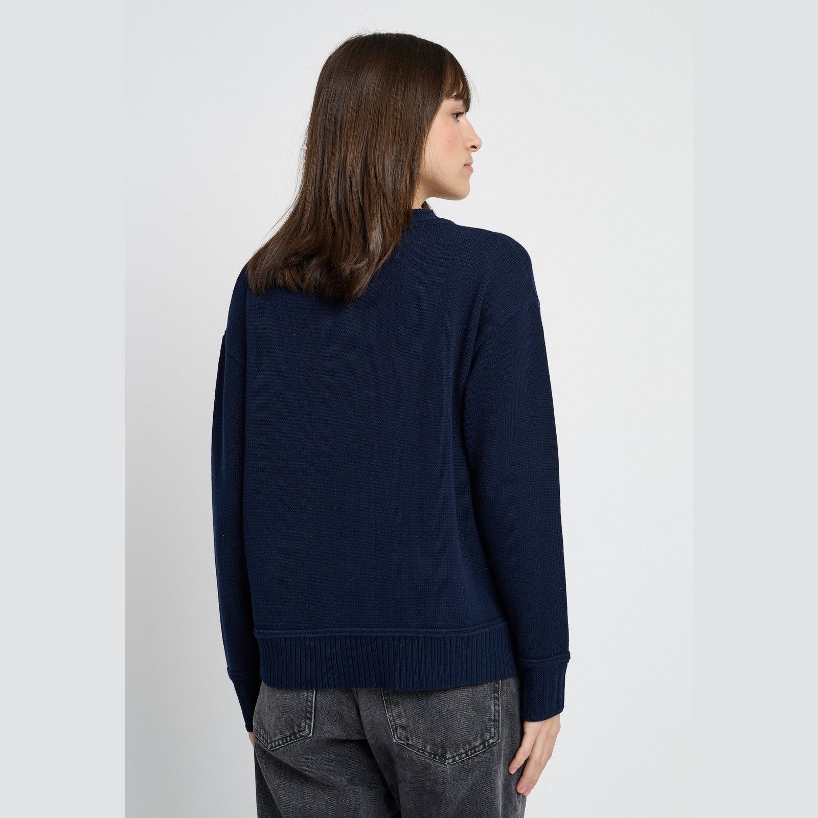 Lind LiTrine Knit Pullover 5999 NAVY BLUE