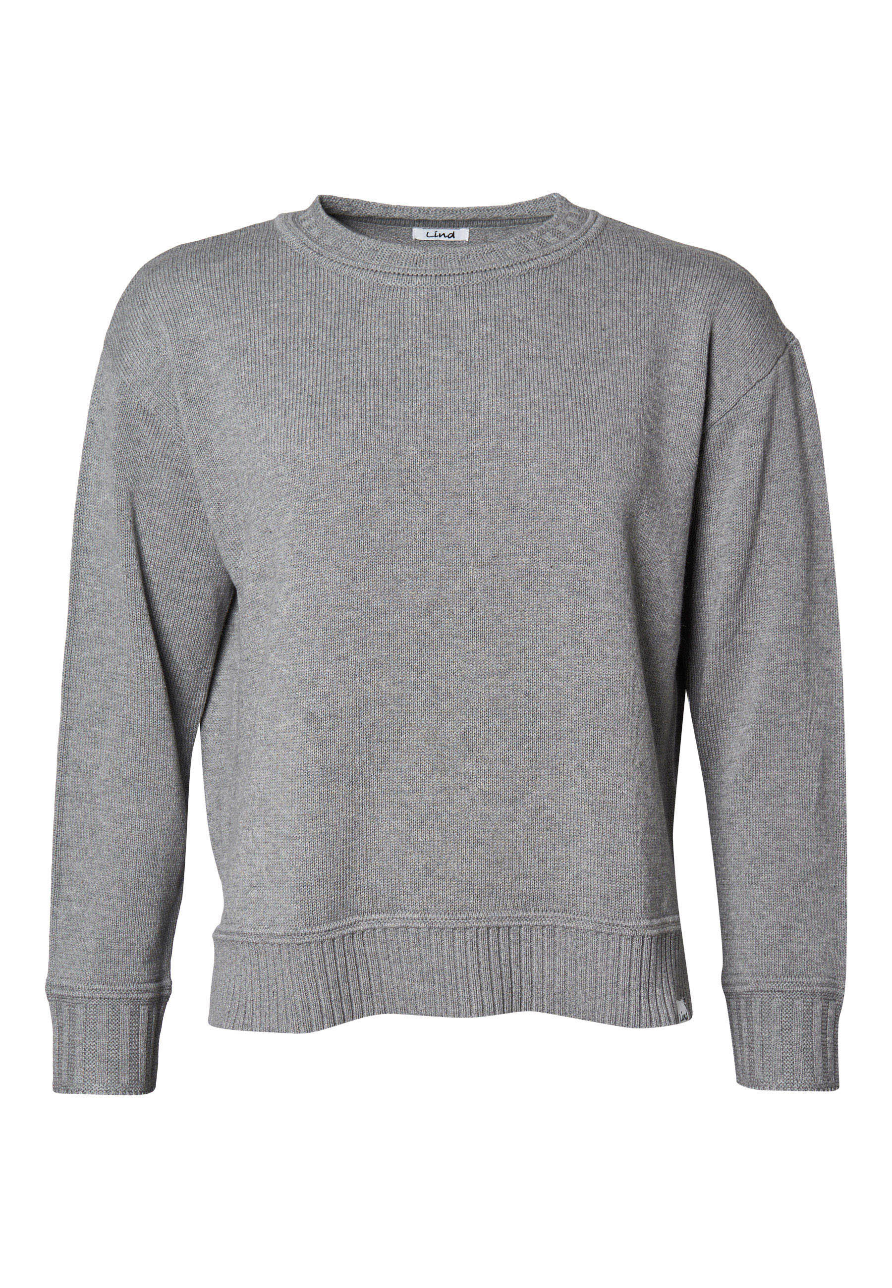 Lind LiTrine Knit Pullover 9600 Grey melange