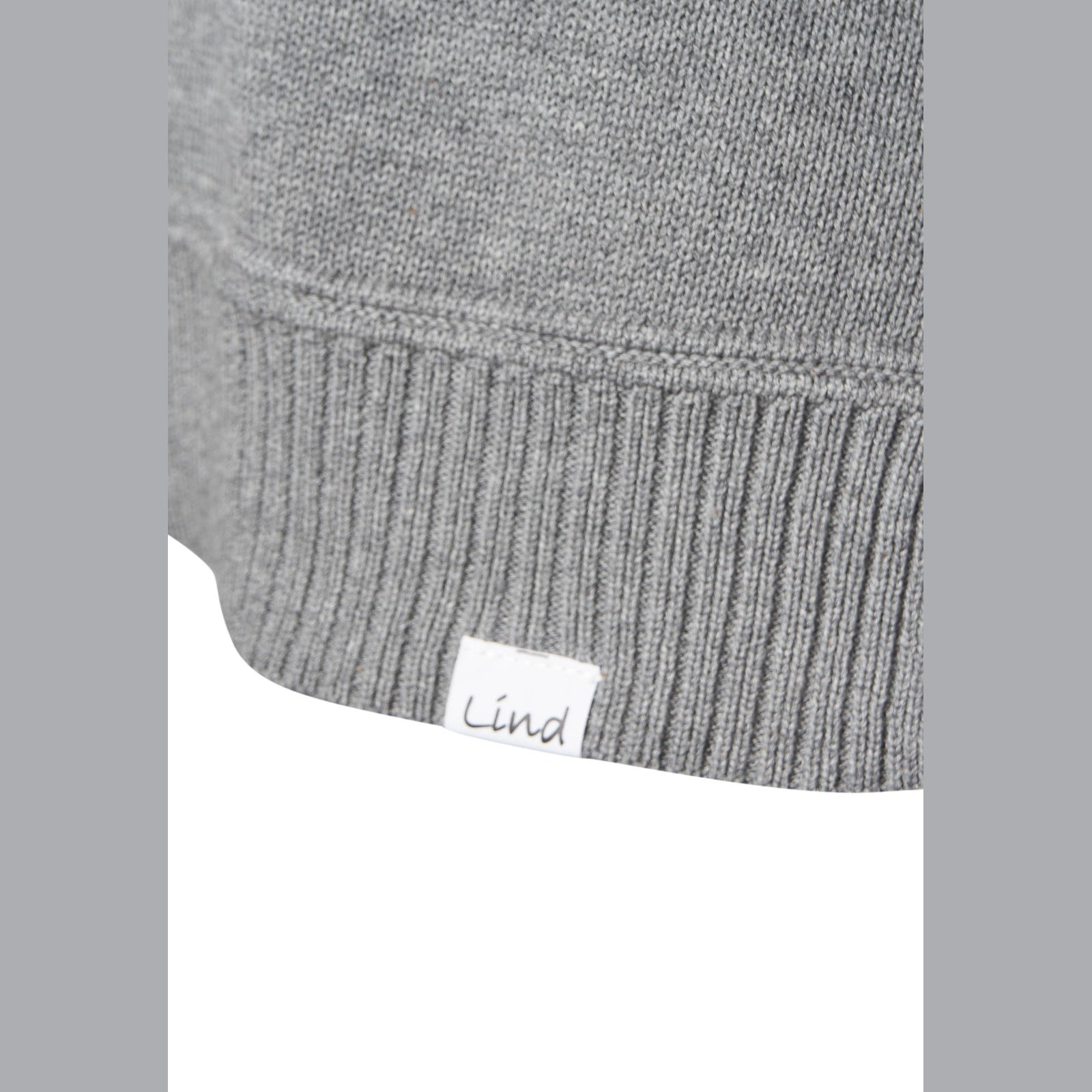 Lind LiTrine Knit Pullover 9600 Grey melange