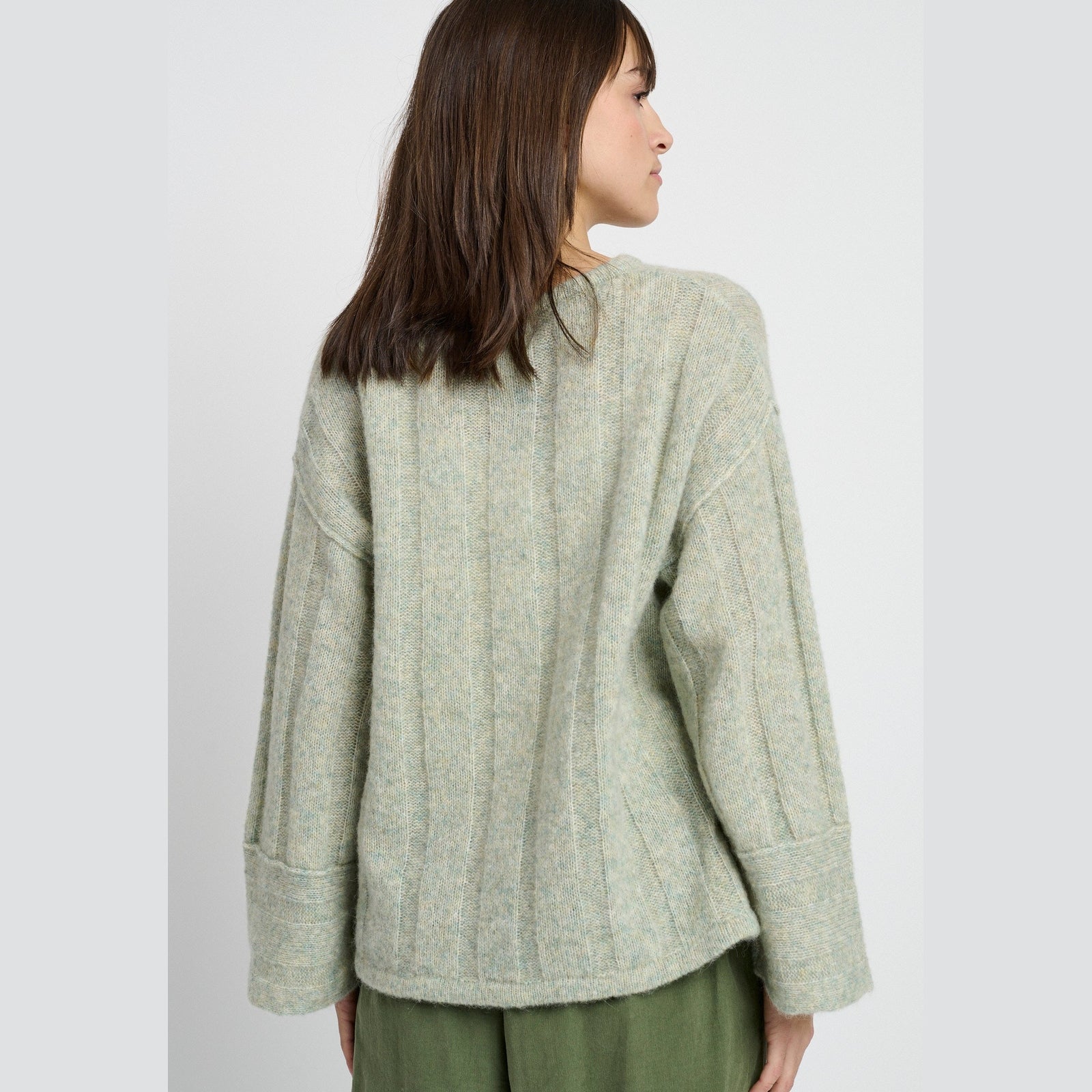 Lind LiZoya Knit Pullover 3451 light green melange