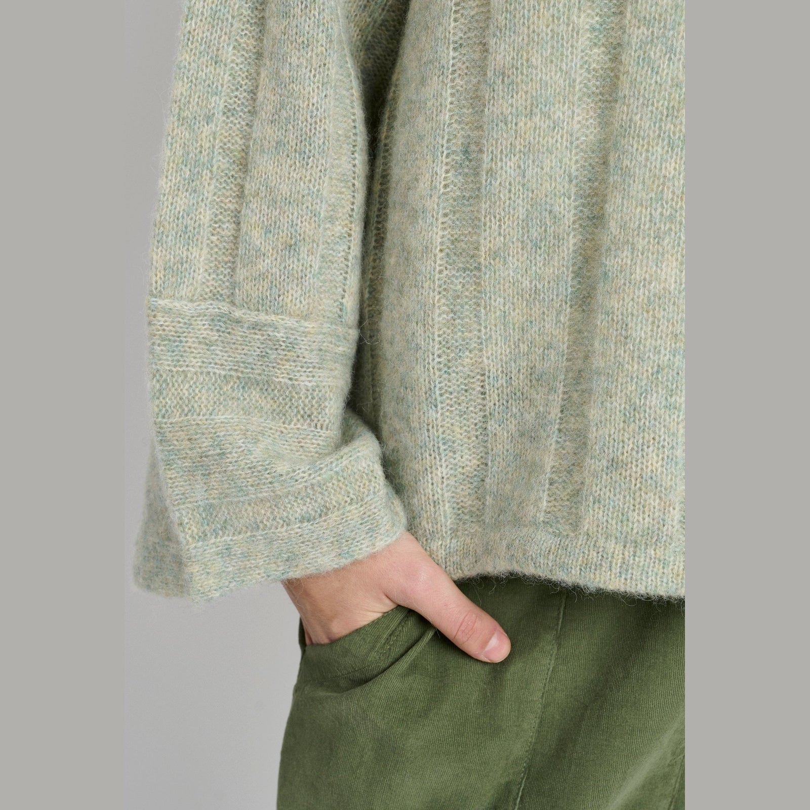 Lind LiZoya Knit Pullover 3451 light green melange