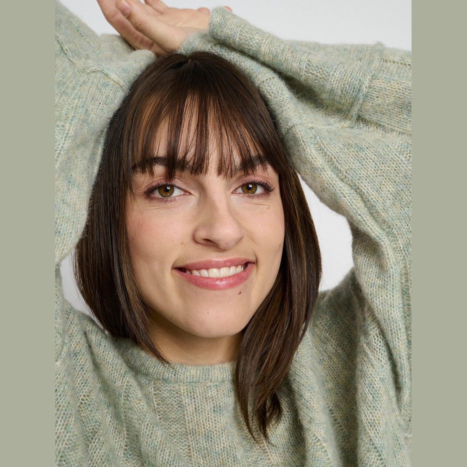 Lind LiZoya Knit Pullover 3451 light green melange
