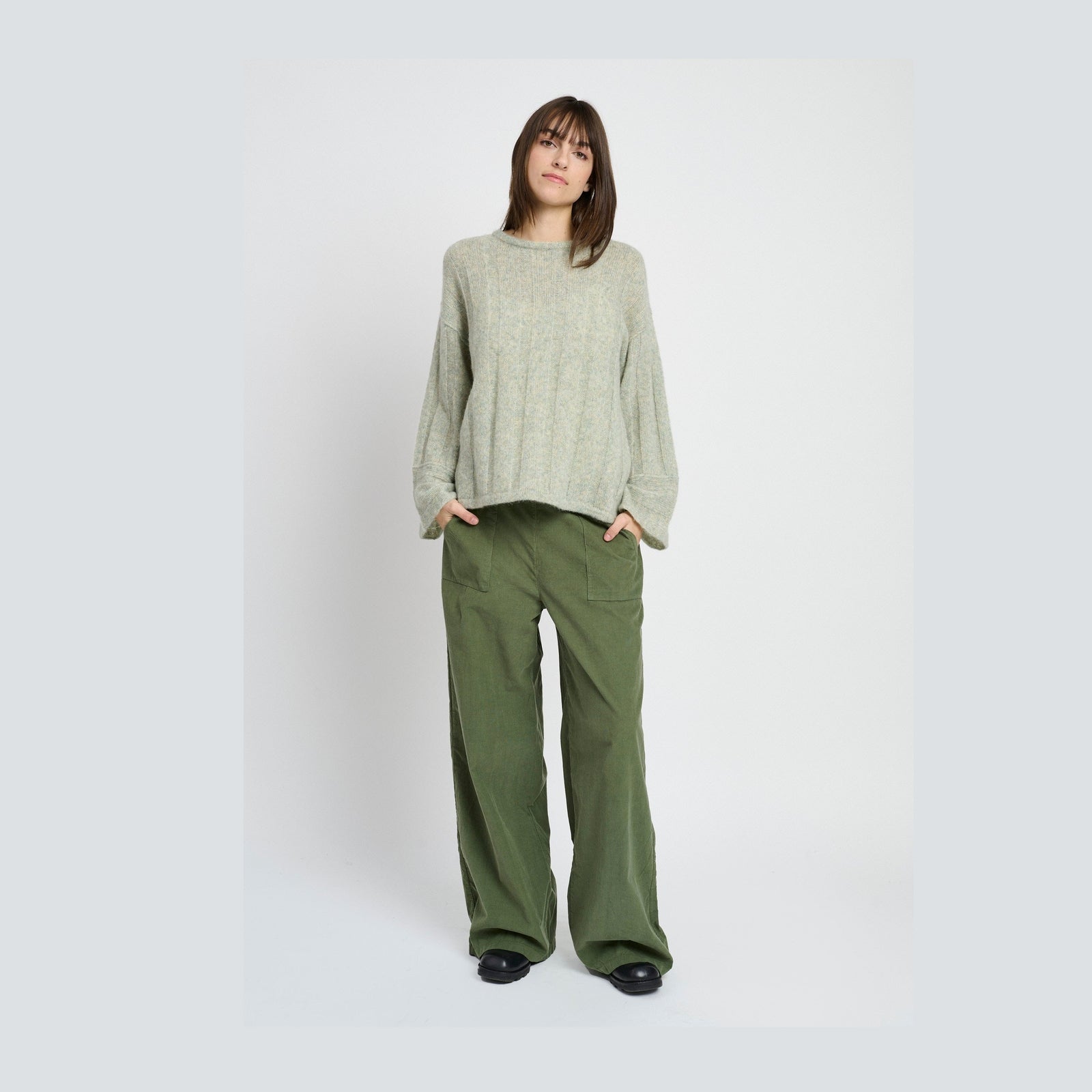 Lind LiZoya Knit Pullover 3451 light green melange