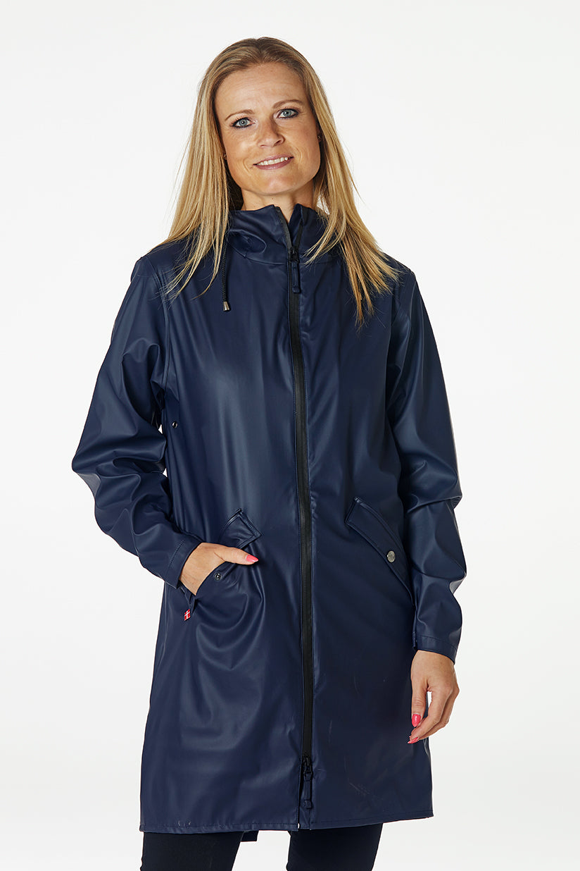 Windfield / Danwear Liesa Regnjakker 08 Navy.