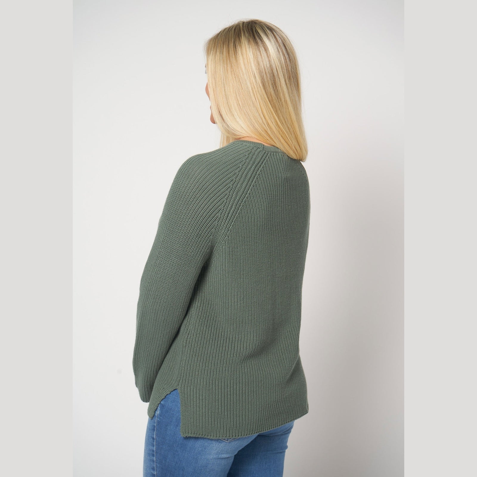 Lind Malene Knit Pullover 044 Army