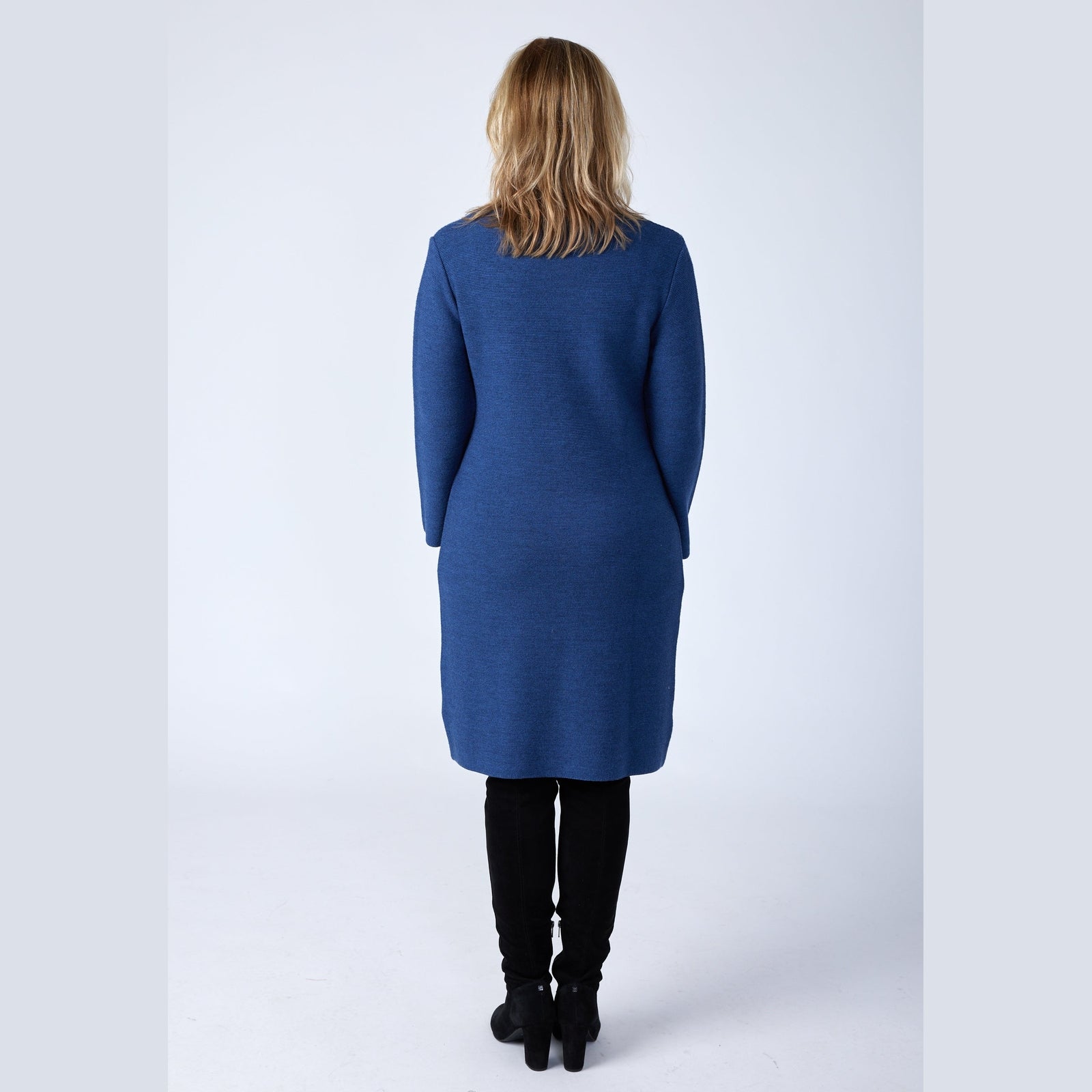 Lind Mia Knit Dress 706 Bagar blue melange