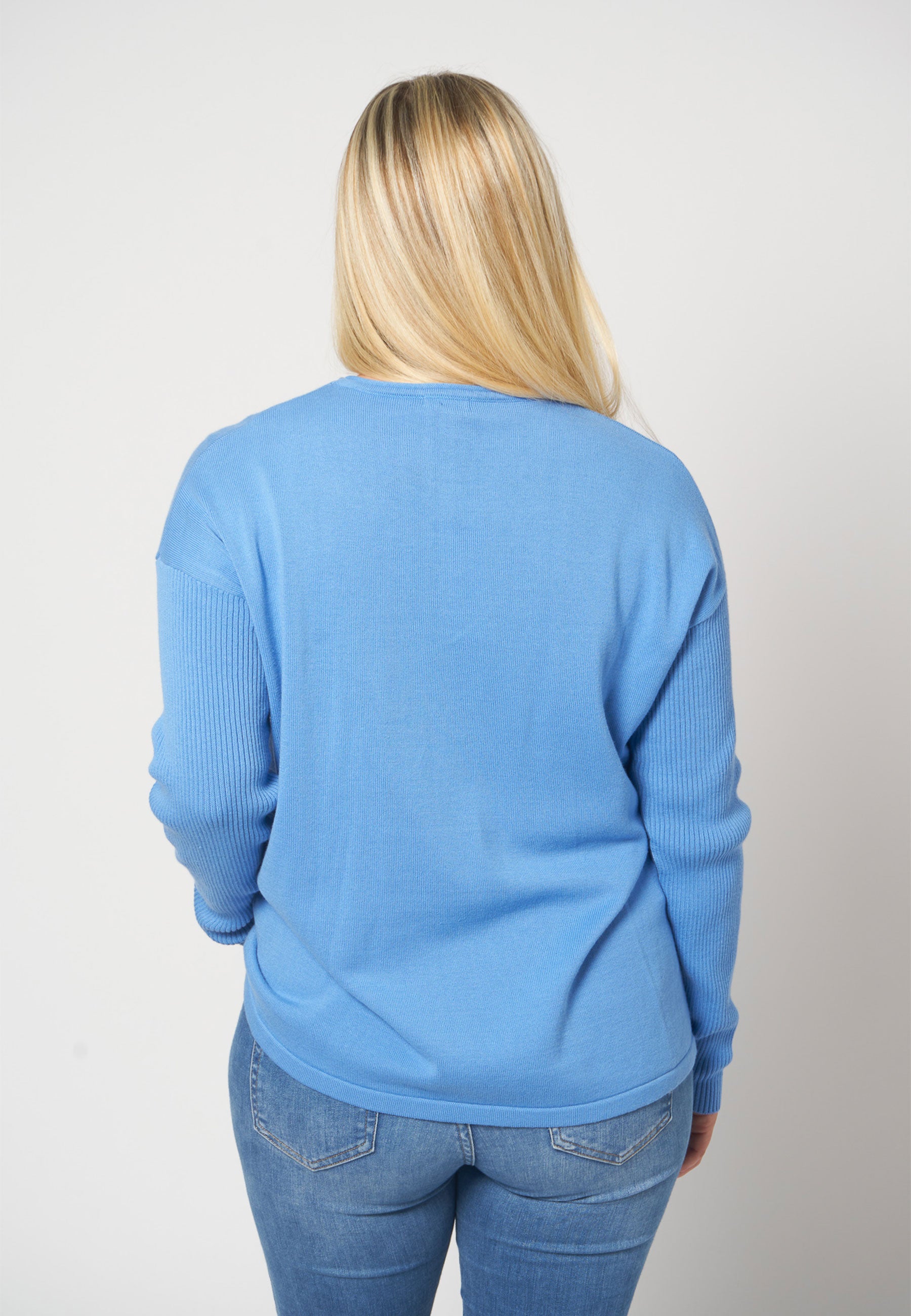 Lind Mist Knit Pullover 050 Sky blue