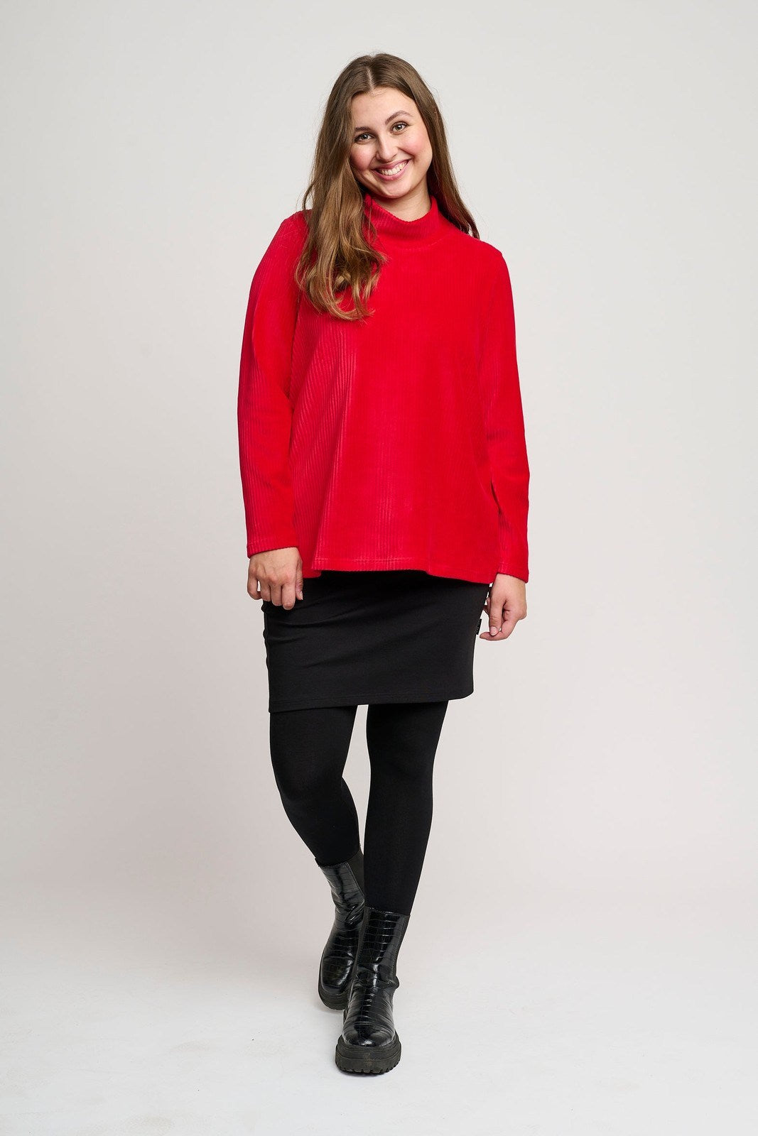 Pont Neuf PNAbiir Bluser 354 Warm Red