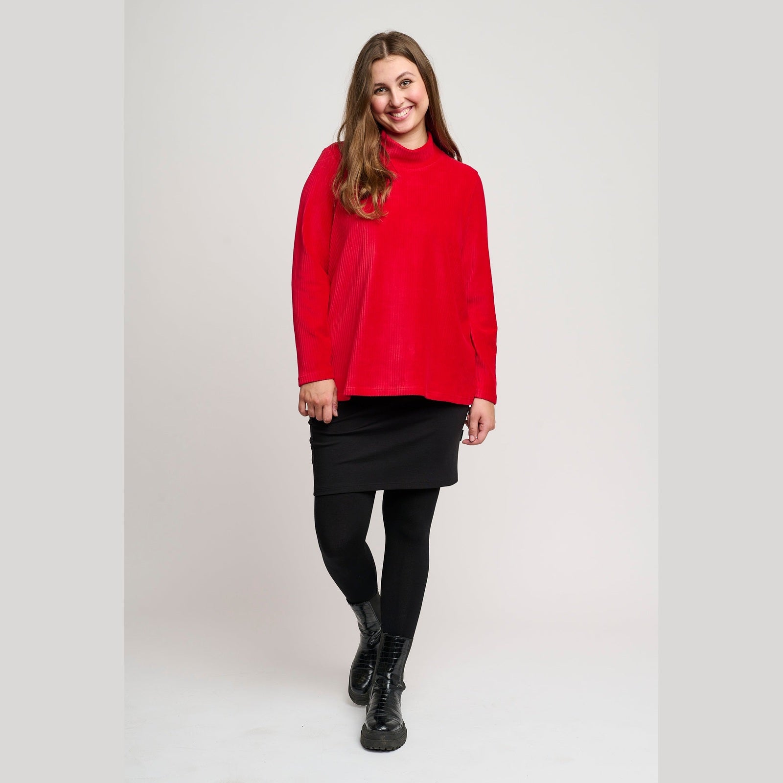 Pont Neuf PNAbiir Bluser 354 Warm Red