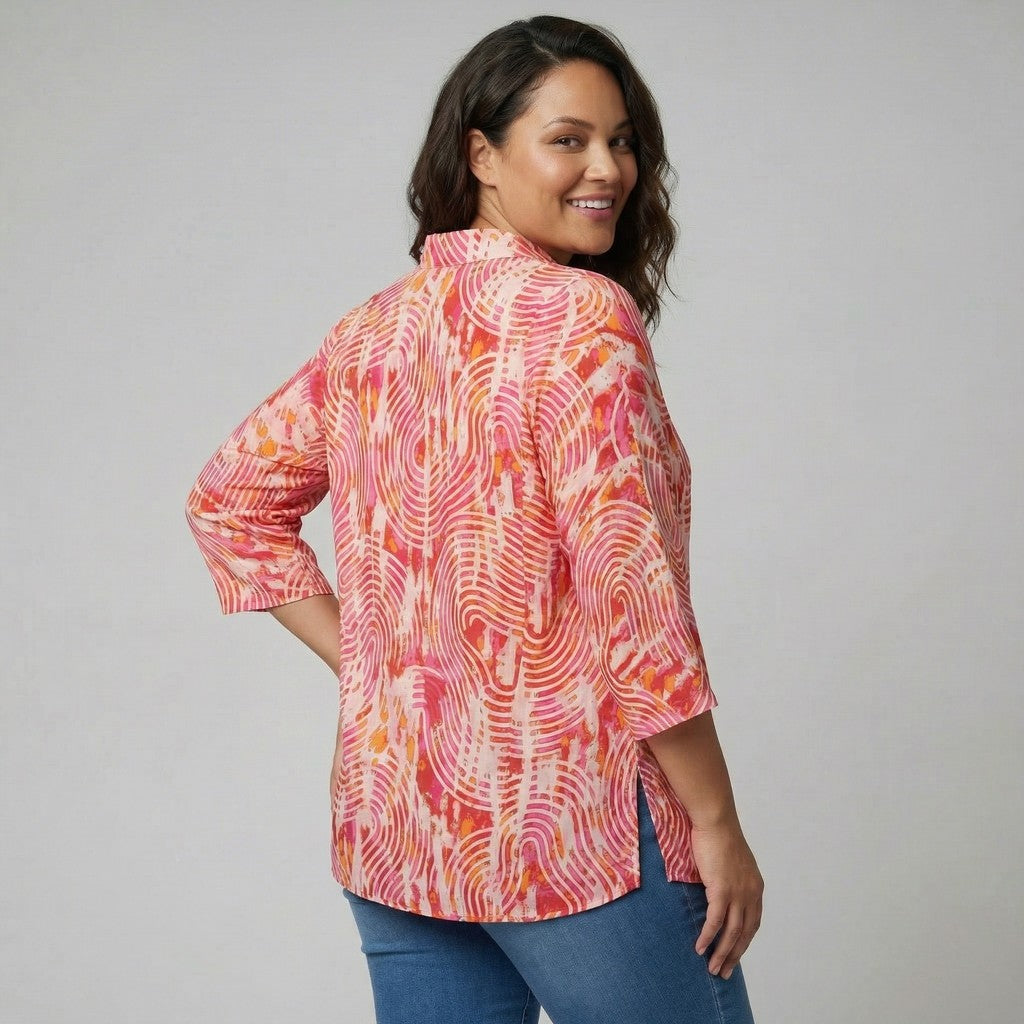 Pont Neuf PNAbira Skjortebluser 6450 Fuchsia Pink