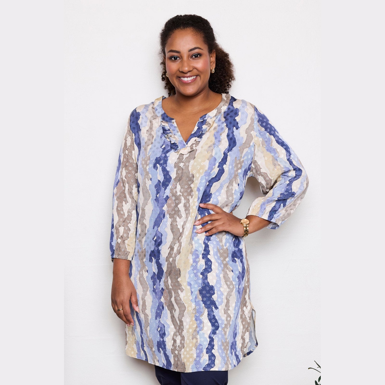 Pont Neuf PNAdora Tea Tunikaer 5275 Denim blue