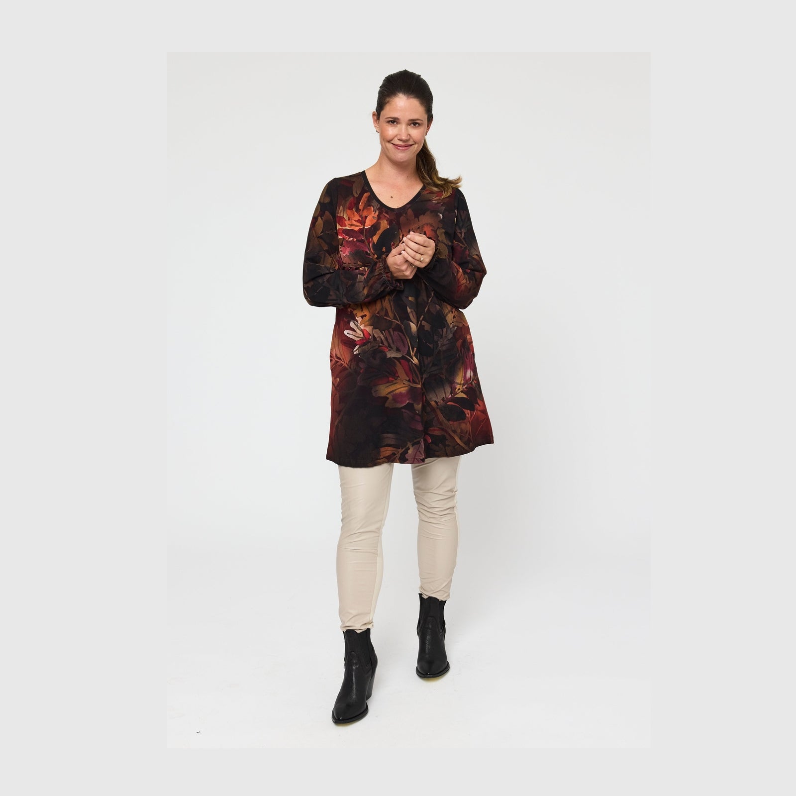 Pont Neuf PNAisa Tunikaer 2999 BORDEAUX RED