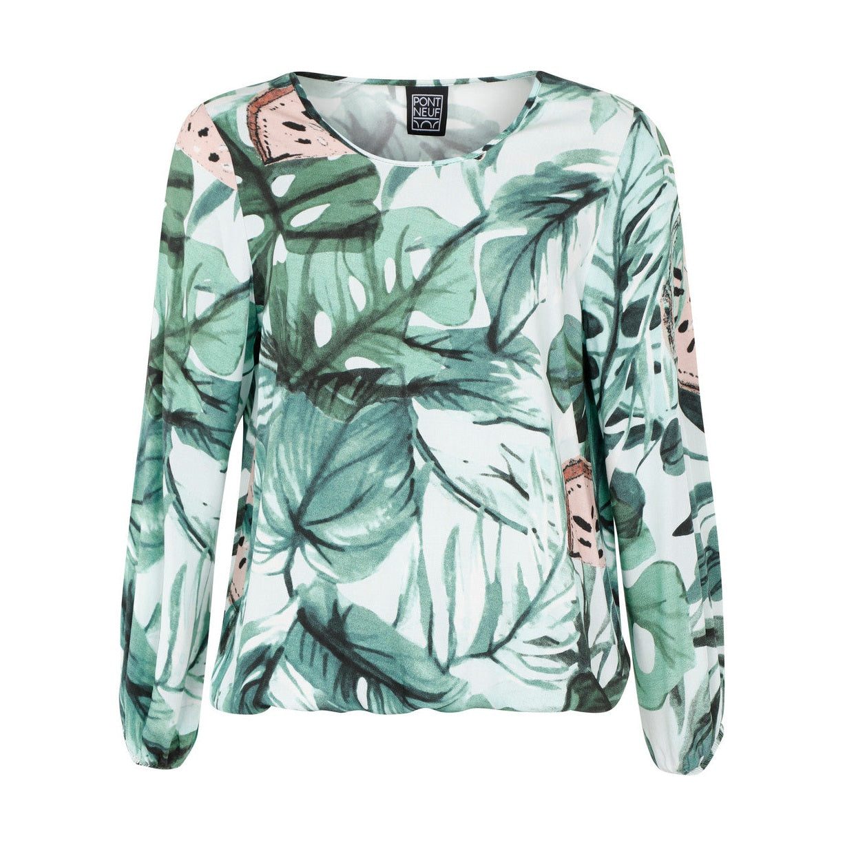 Pont Neuf PNAlison - Ecovero Bluser 270 sea green