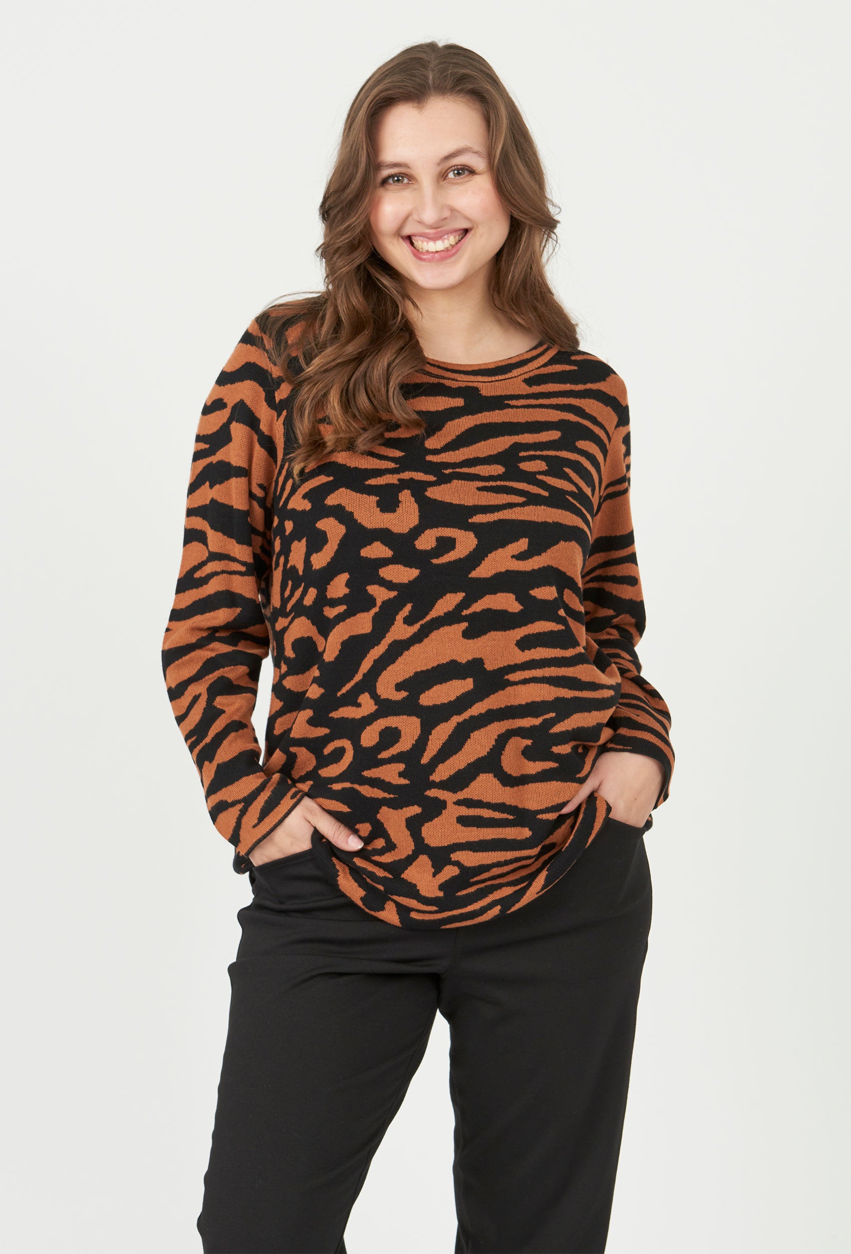 Pont Neuf PNAnjo Knit Pullover 999 Black