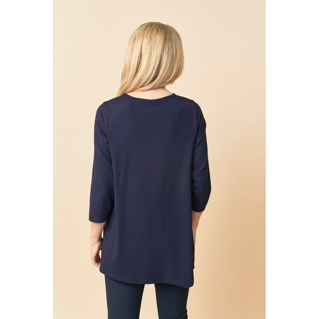 Pont Neuf PNAnnastacia - EcoVero Tunikaer 520 Navy