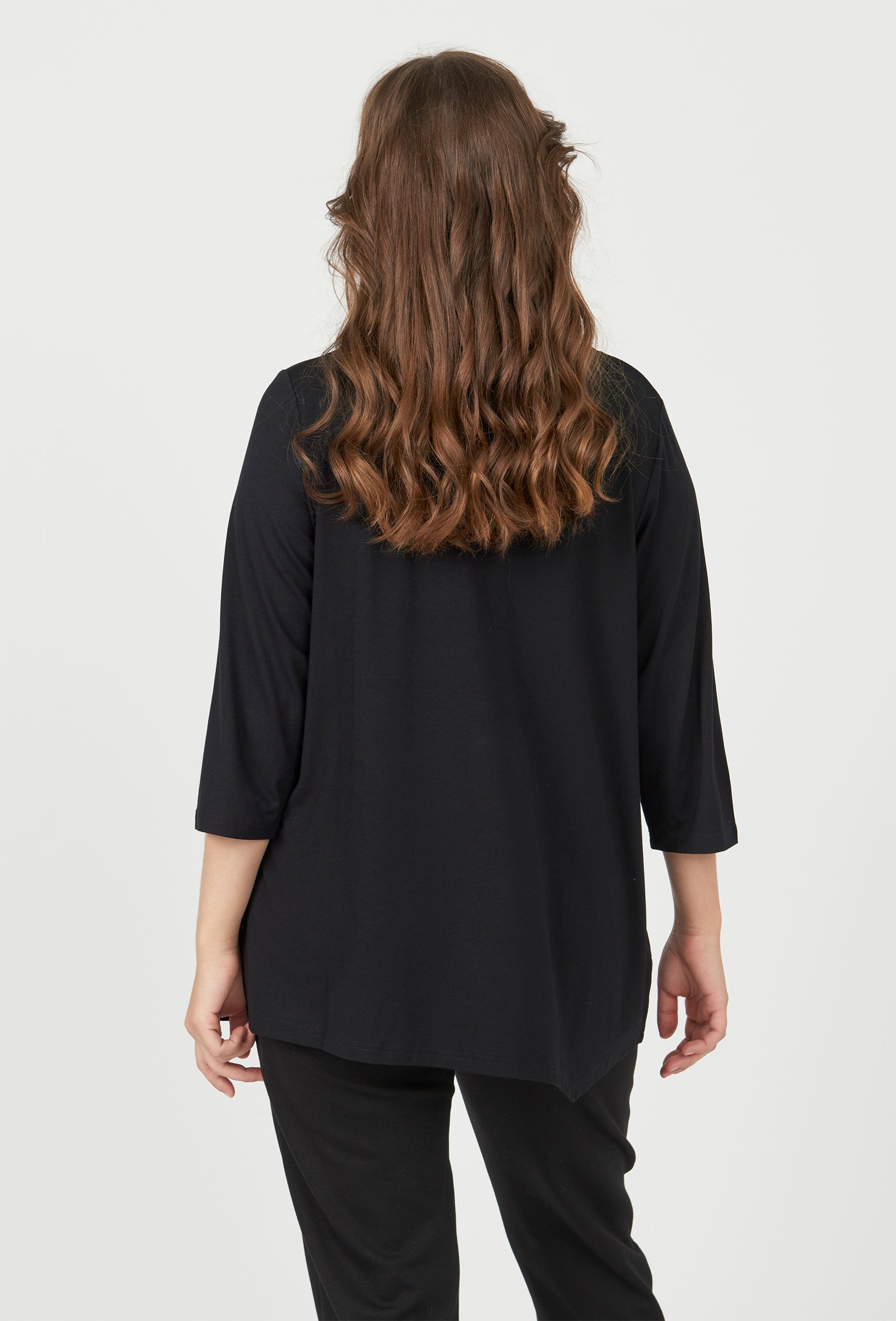 Pont Neuf PNAnnastacia - EcoVero Tunikaer 9999 BLACK