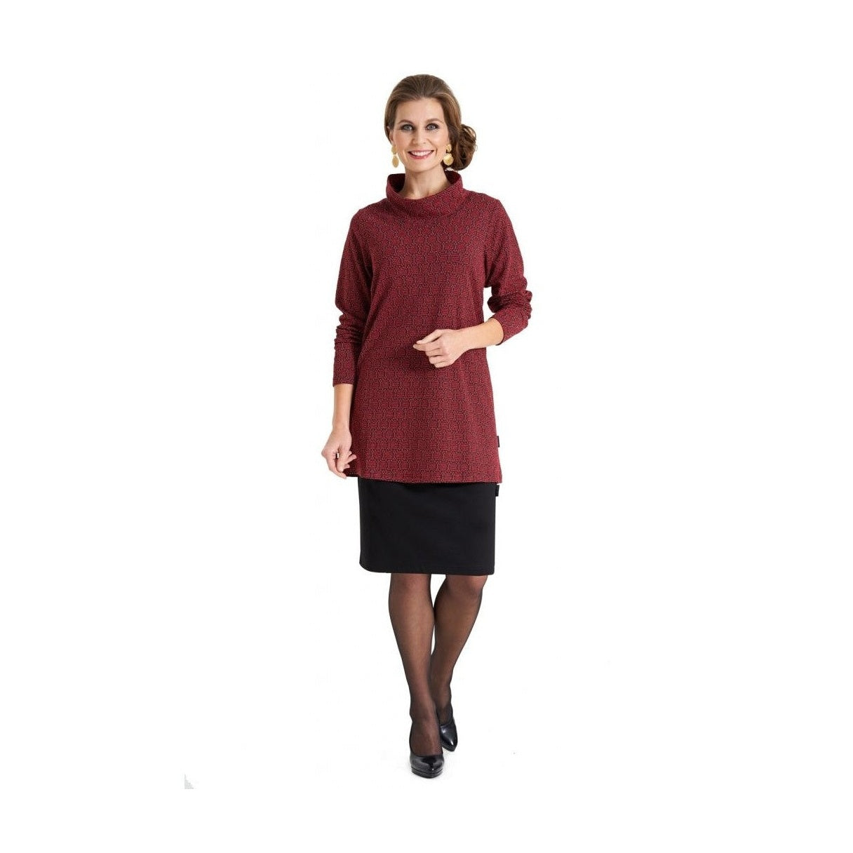 Pont Neuf PNAugusta Bluser 354 Warm Red