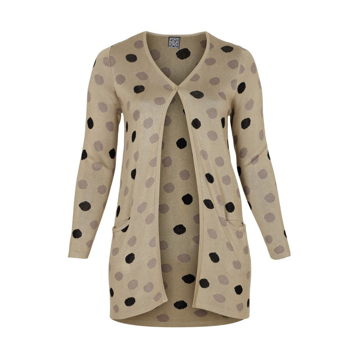 Pont Neuf PNBell Knit Cardigan 668 Moss Green