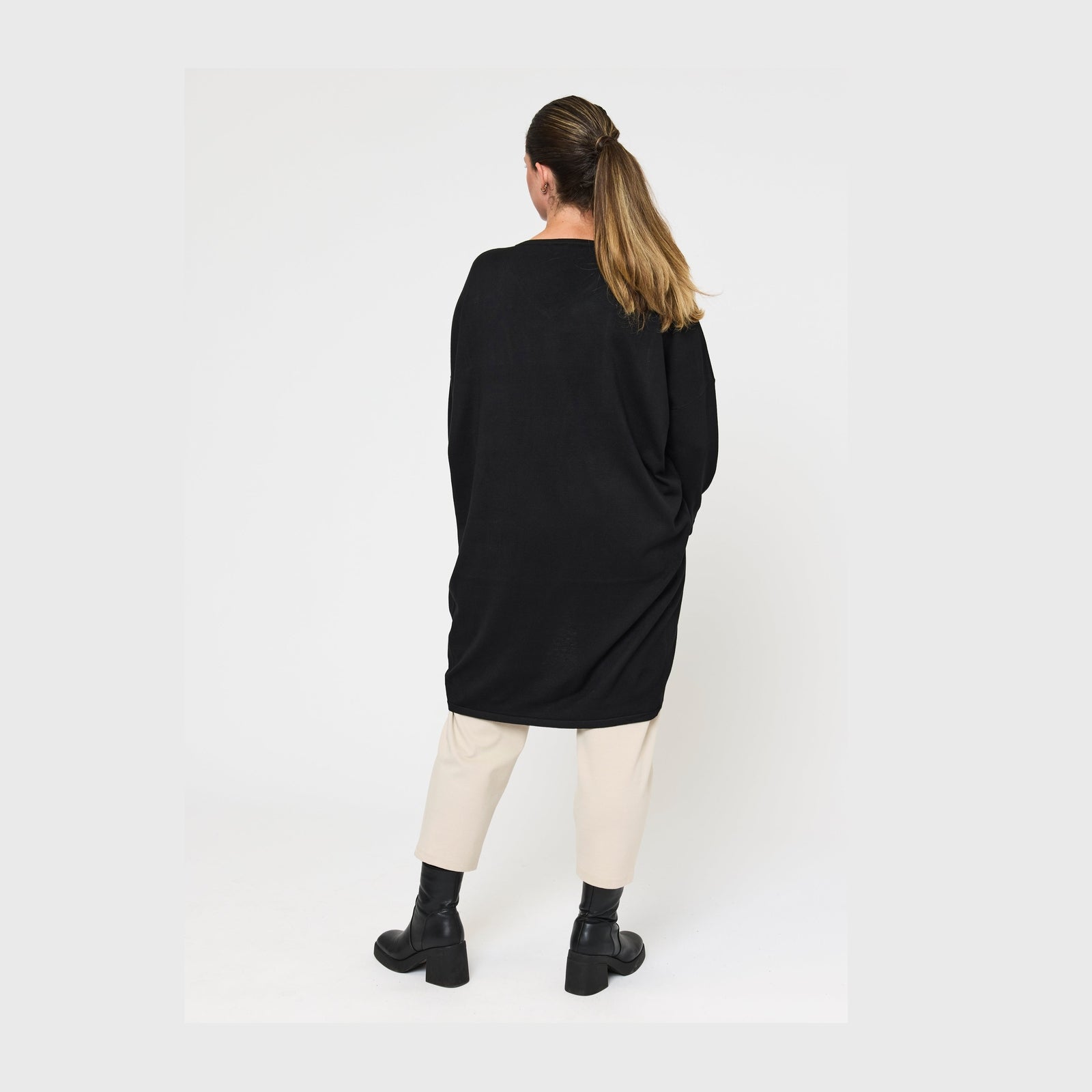 Pont Neuf PNBeth Knit Cardigan 999 Black