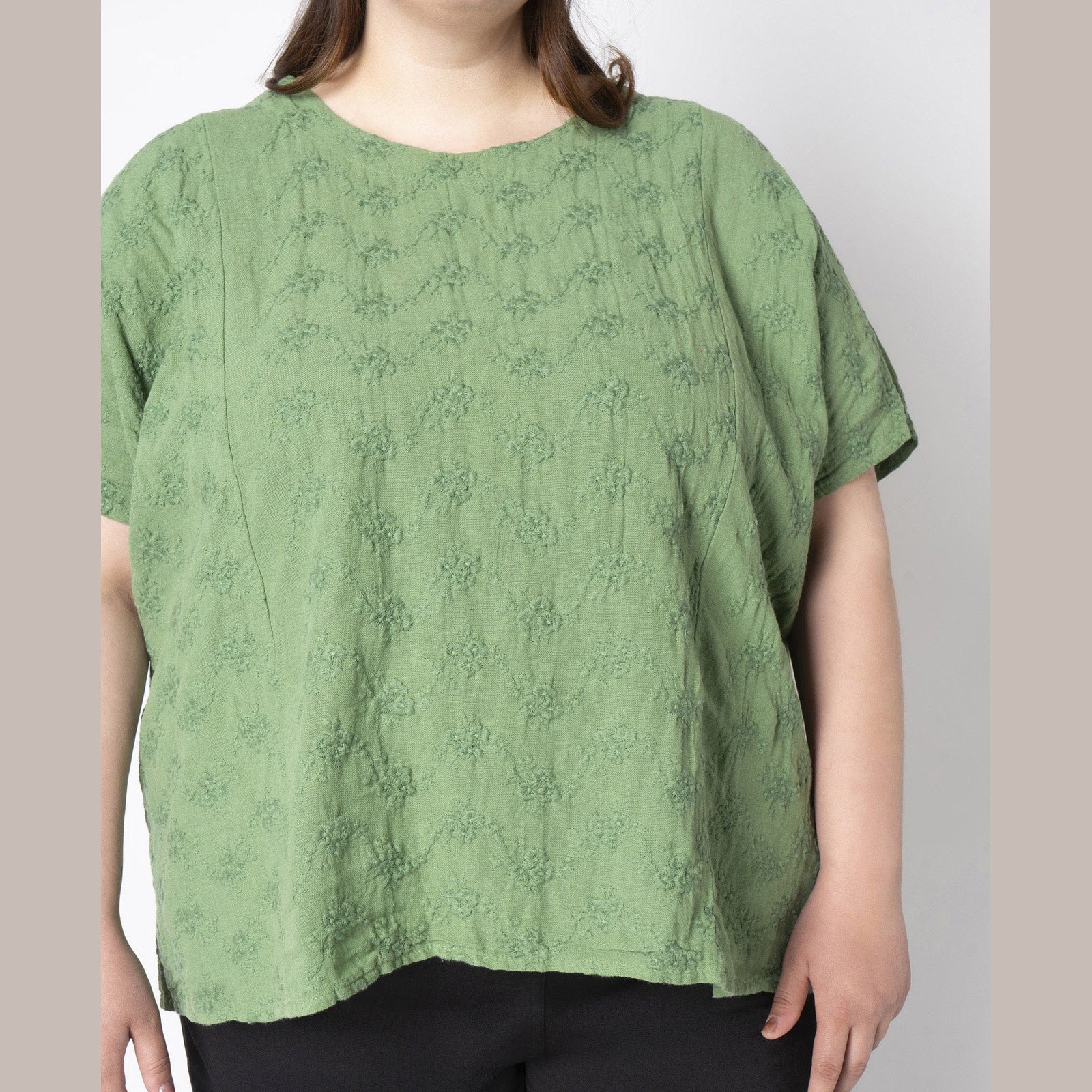 Pont Neuf PNBetyl Bluser 838 Grass Green