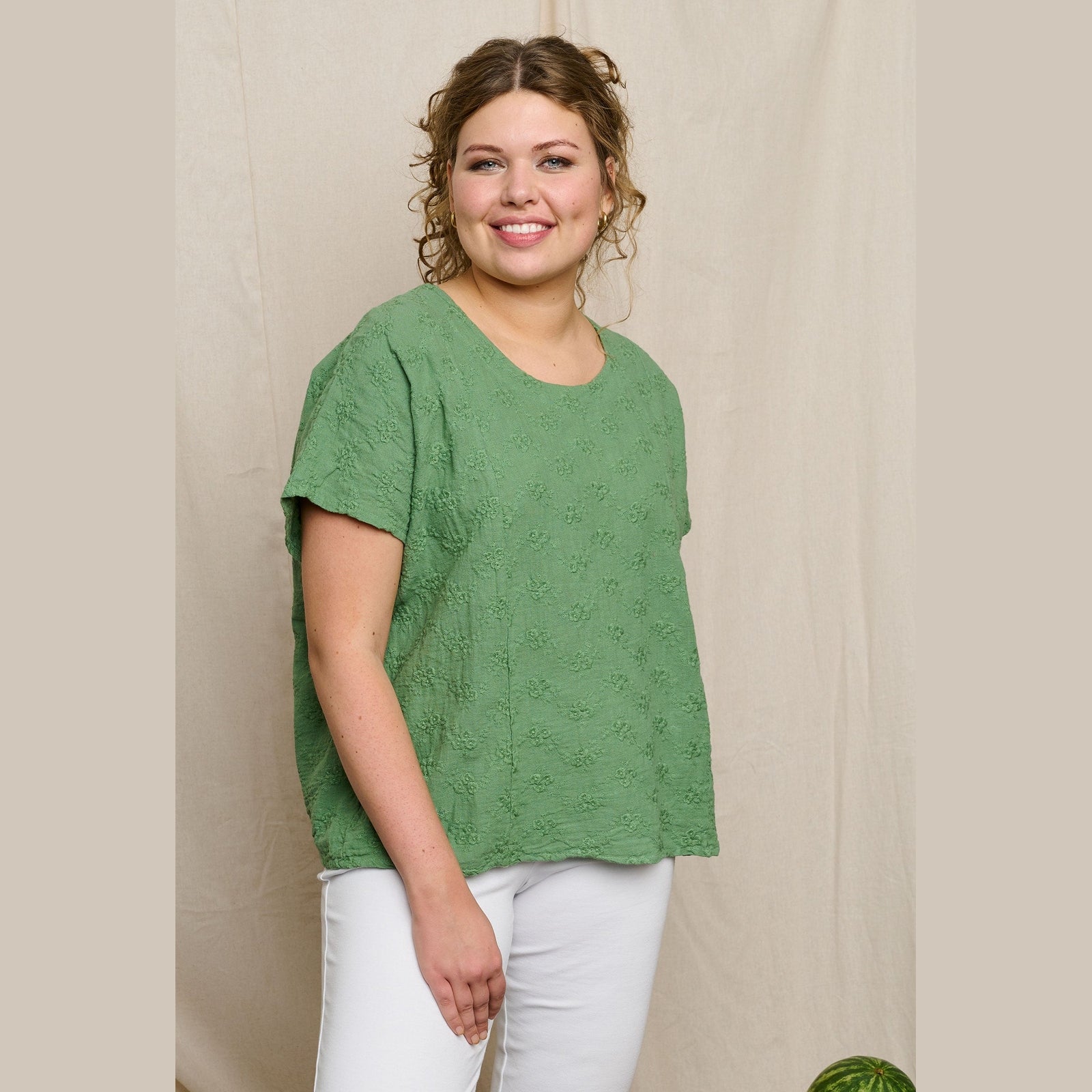 Pont Neuf PNBetyl Bluser 838 Grass Green