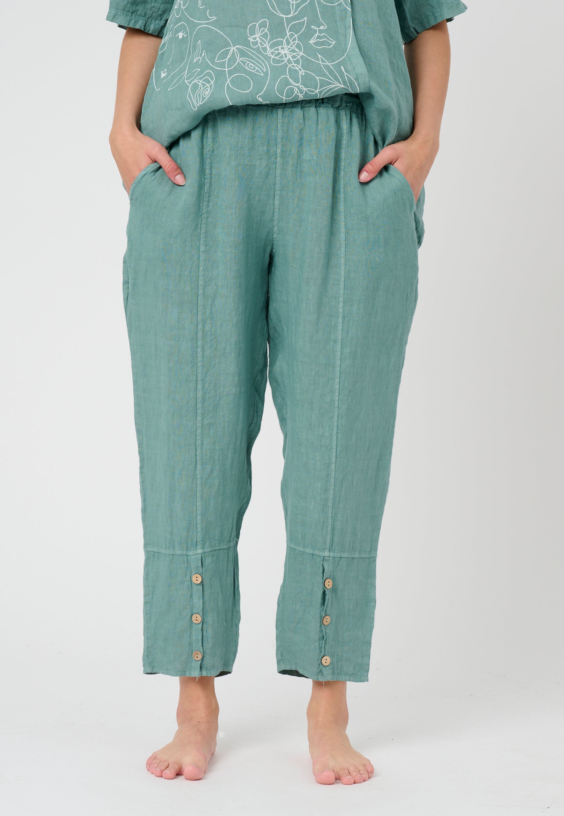 Pont Neuf PNBonni Bukser 618 Dusty Green