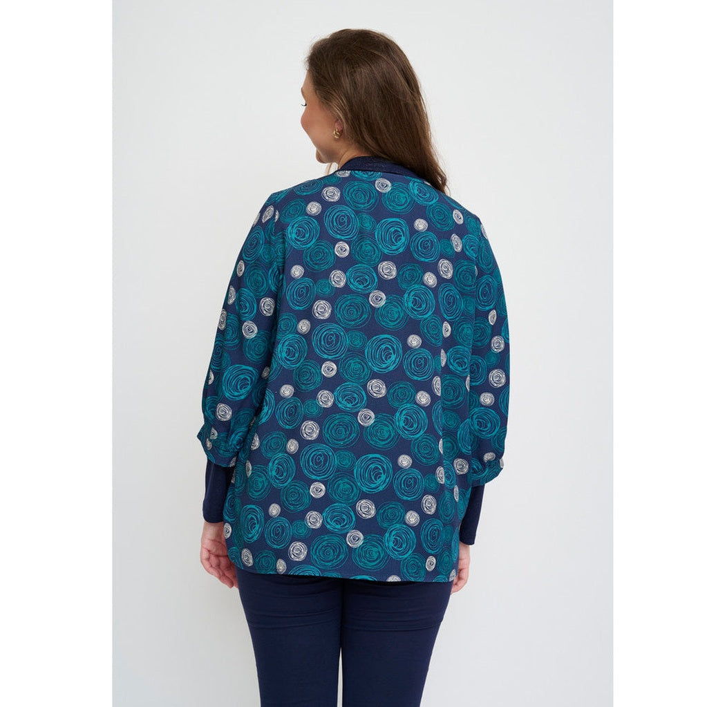 Pont Neuf PNBrie Bluser 571 Petrol 