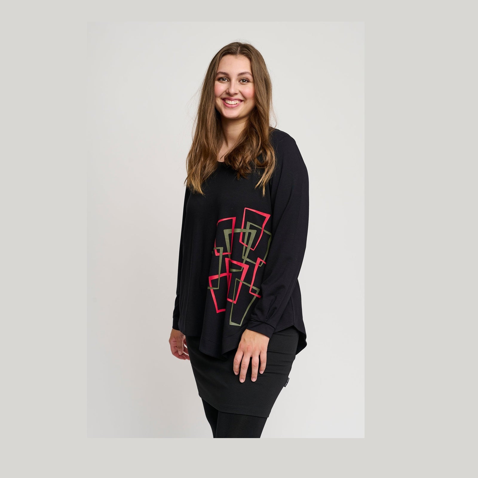 Pont Neuf PNCat-Mie Bluser 354 Warm Red