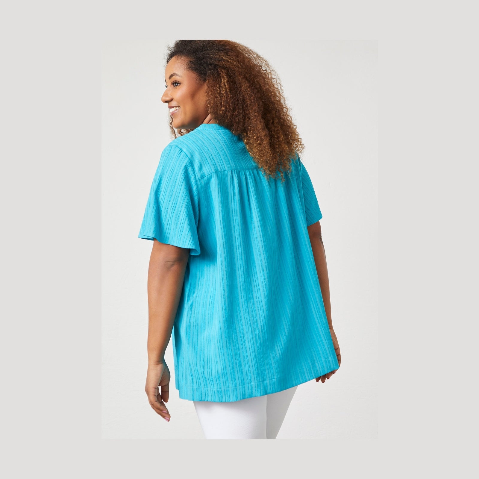 Pont Neuf PNCatleen Bluser 5285 turquoise