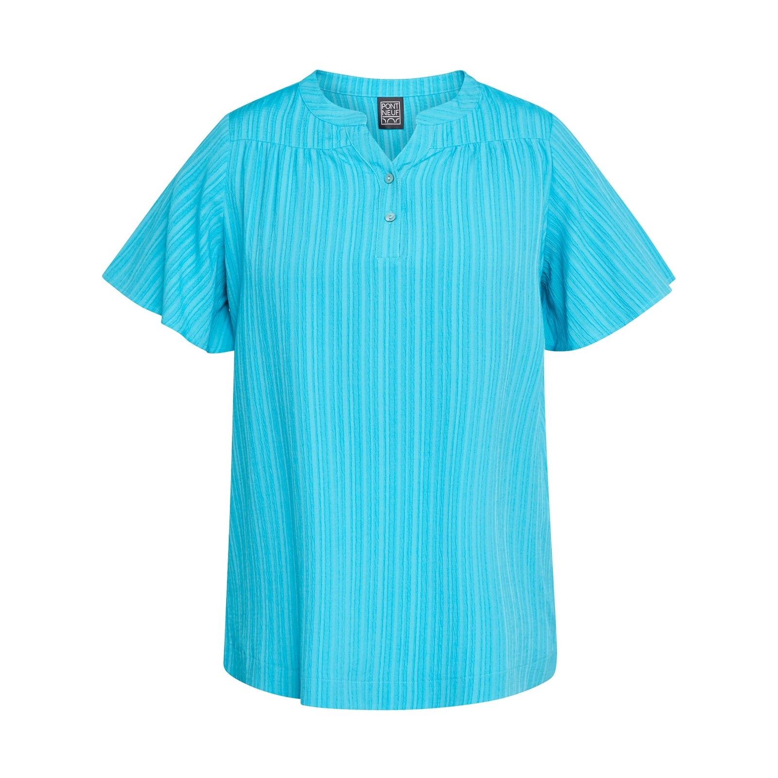 Pont Neuf PNCatleen Bluser 5285 turquoise