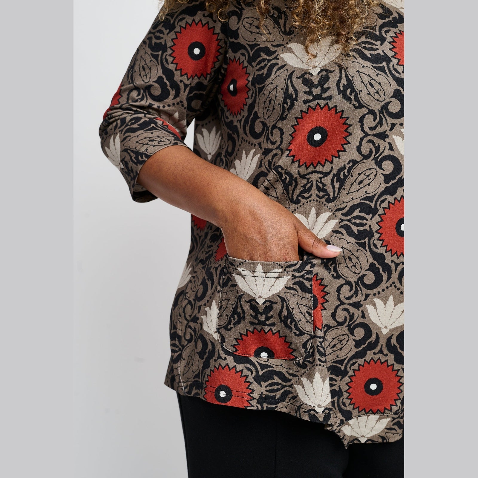 Pont Neuf PNCeleste Bluser 4701 Taupe