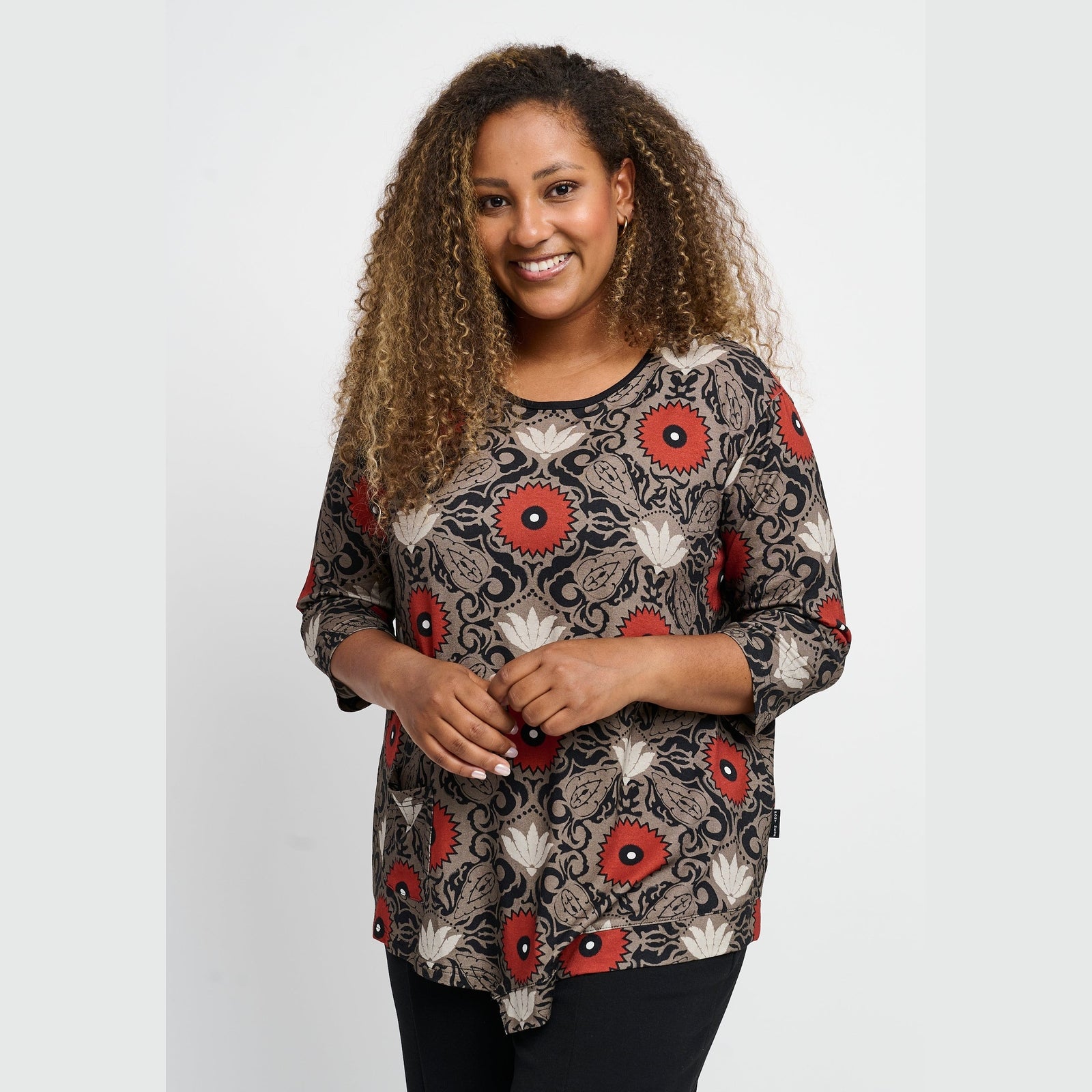 Pont Neuf PNCeleste Bluser 4701 Taupe