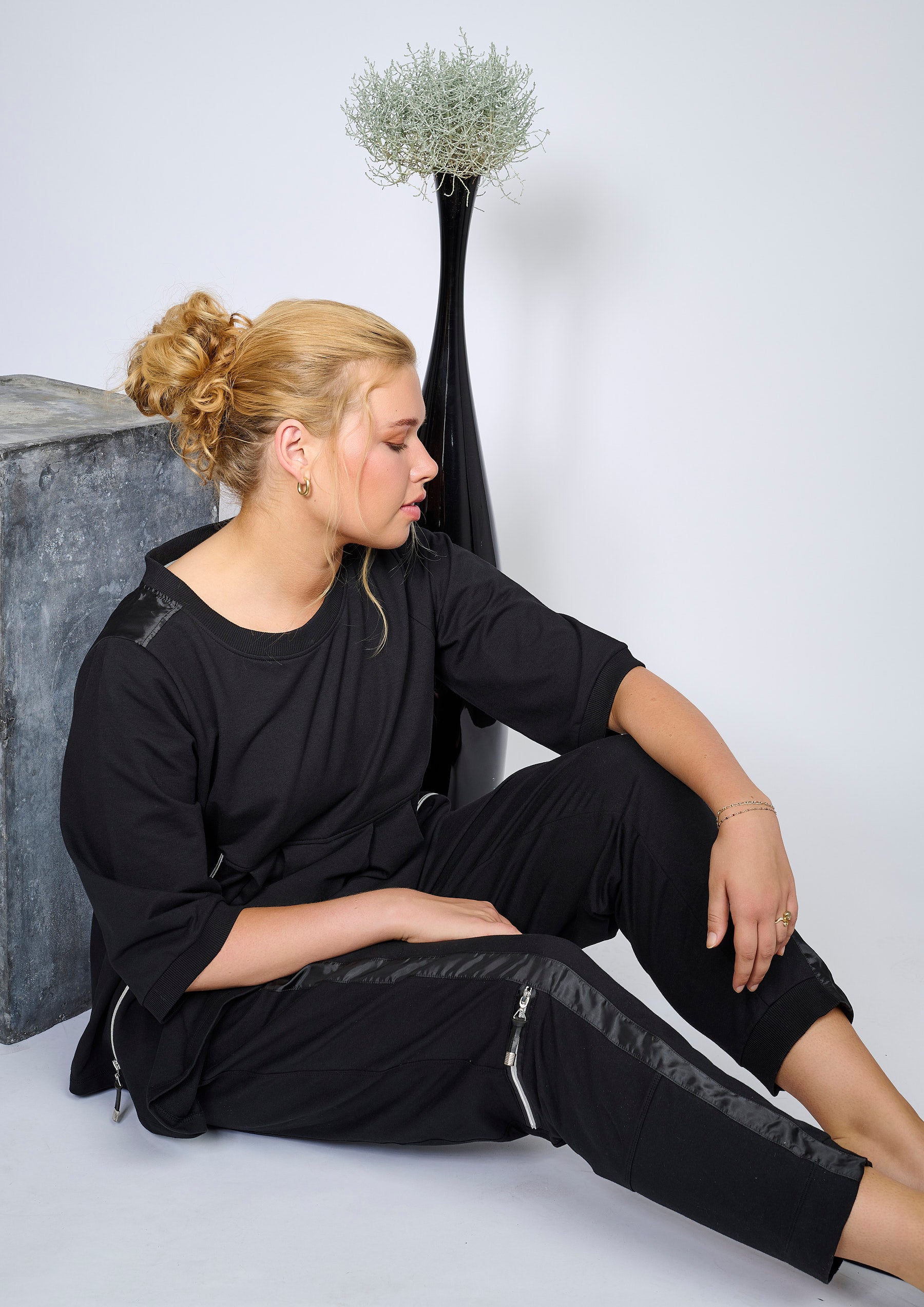 Pont Neuf PNChalina Bluser 9999 BLACK