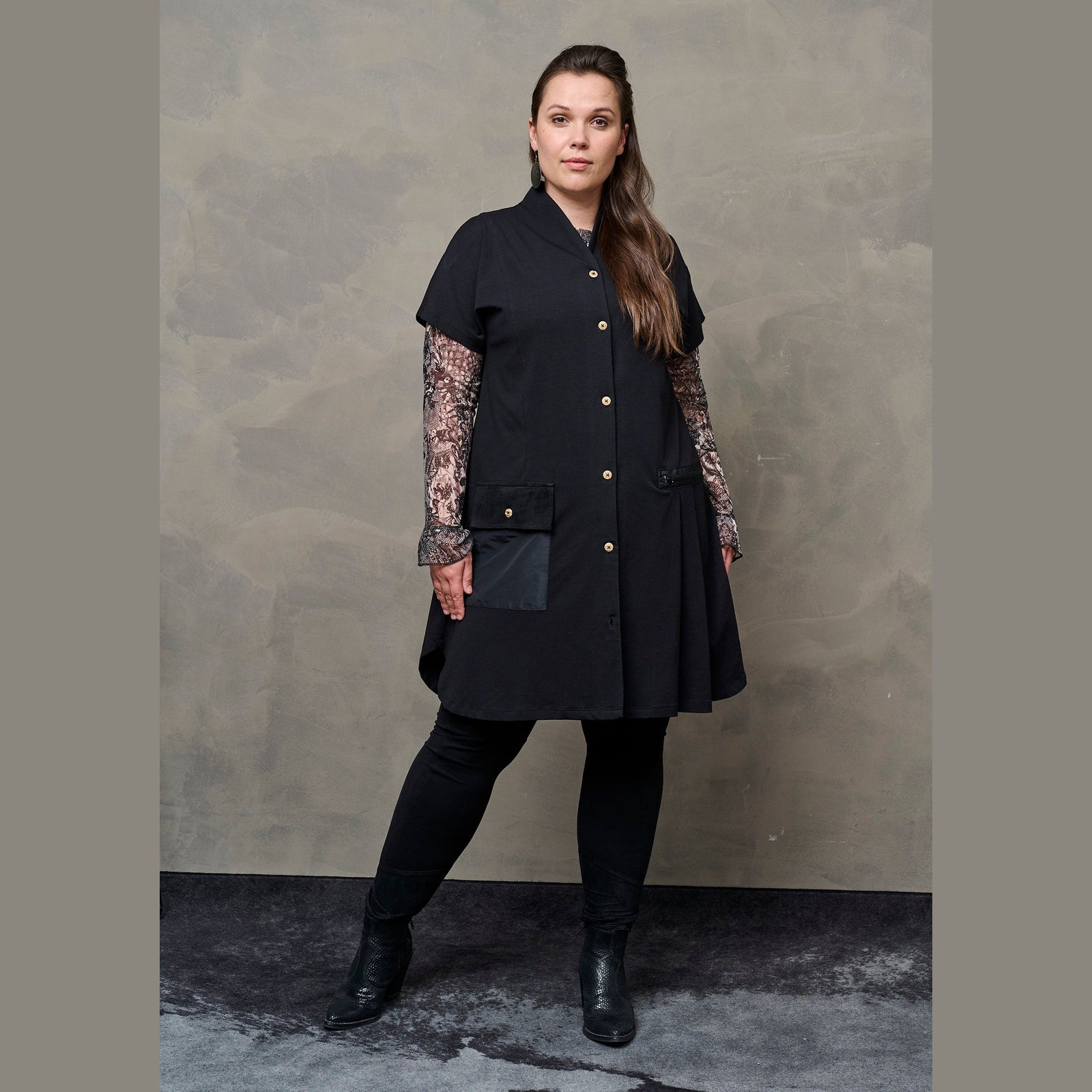 Pont Neuf PNChen Veste 9999 BLACK