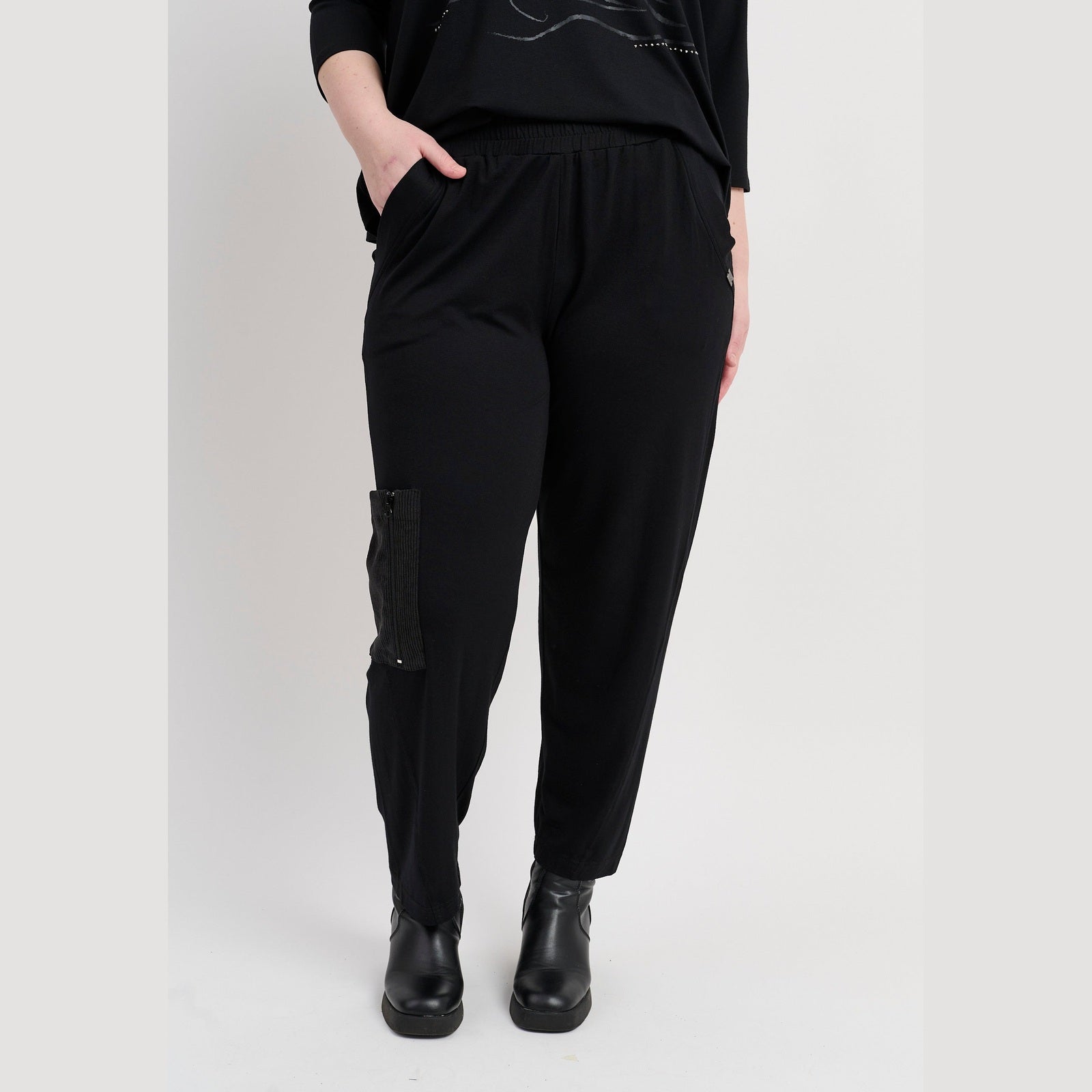 Pont Neuf PNChin Bukser 9999 BLACK