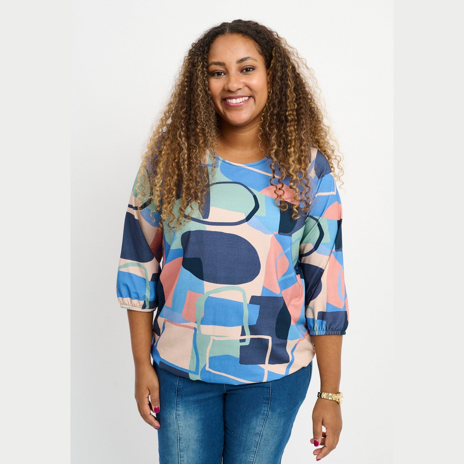 Pont Neuf PNChrista Bluser 5501 DENIM BLUE