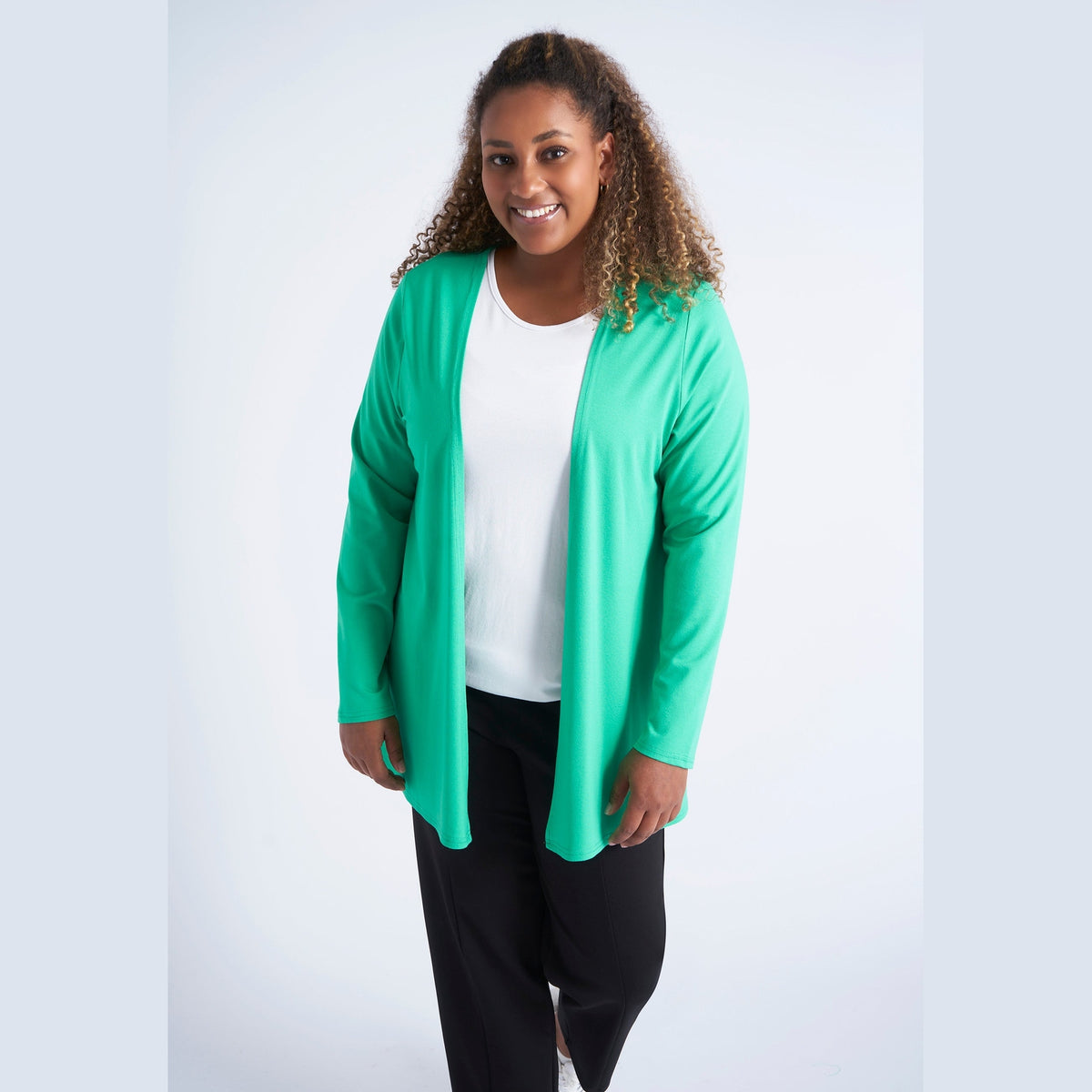 Pont Neuf PNClara Cardigan 043 Simply Green