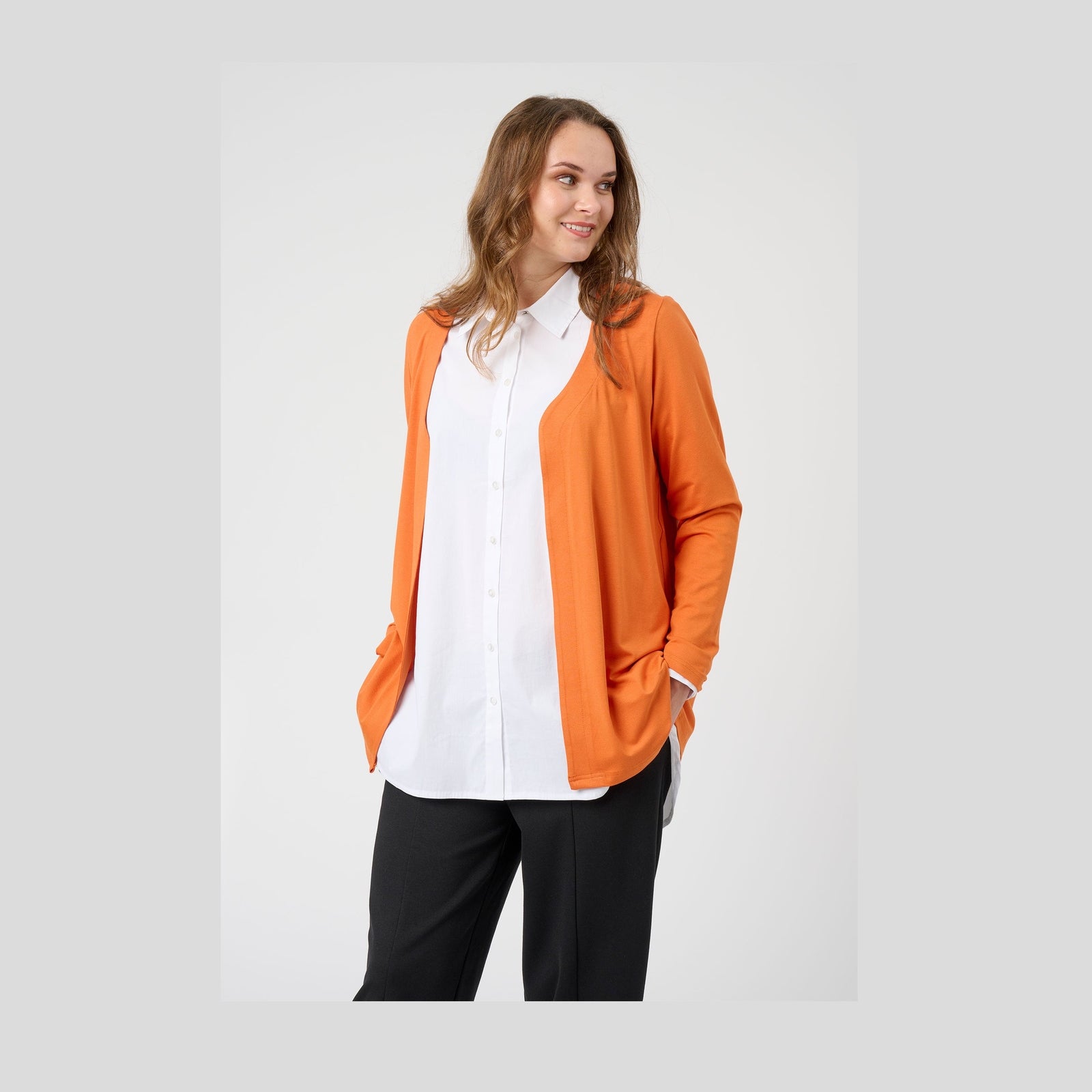 Pont Neuf PNClara Cardigan 299 Orange