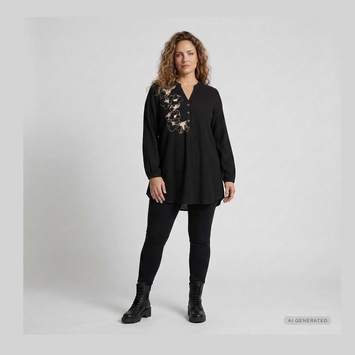 Pont Neuf PNClarina Tunikaer 9999 BLACK